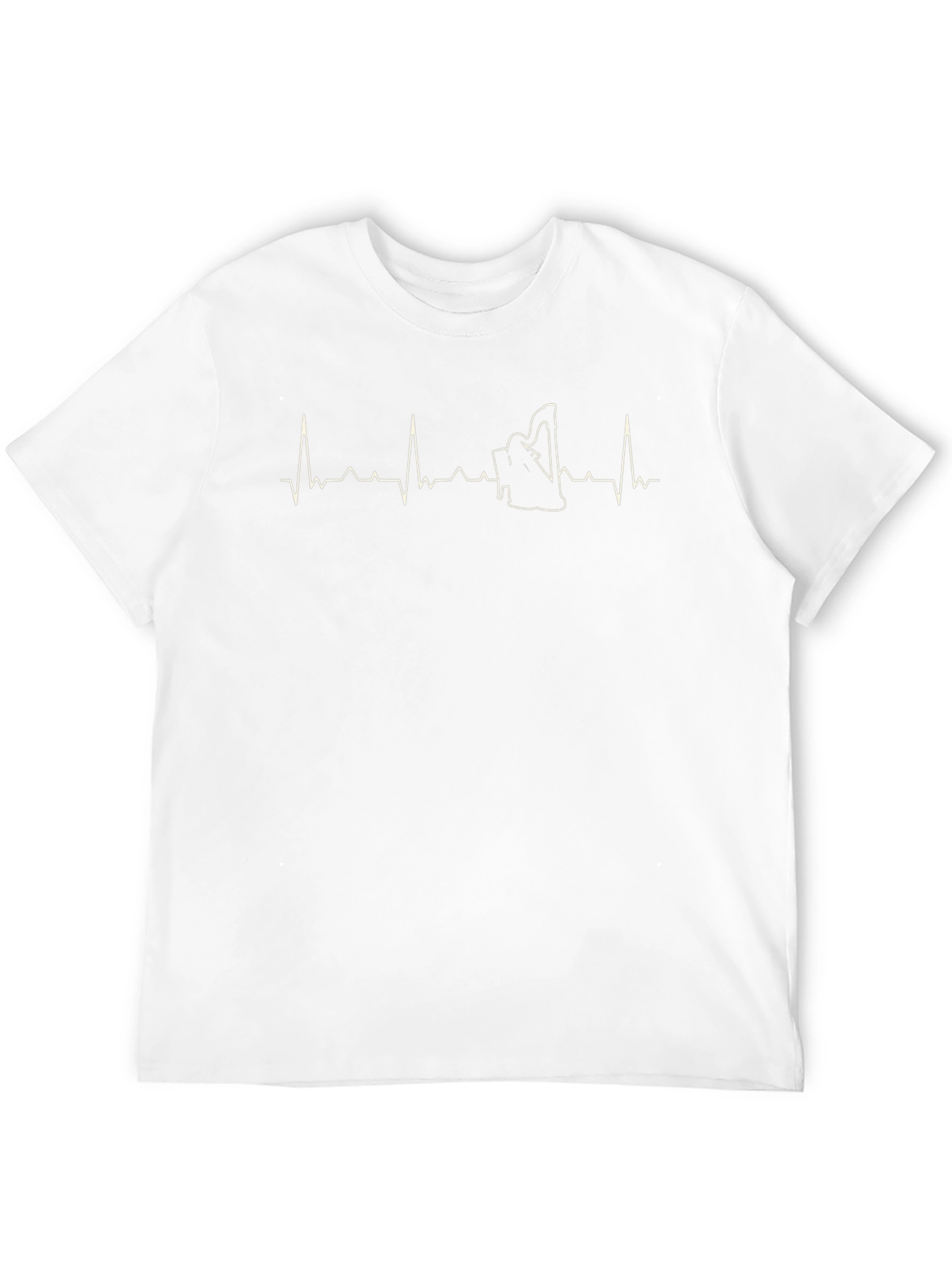 Harp Heartbeat T-Shirt - Musical ECG Tee