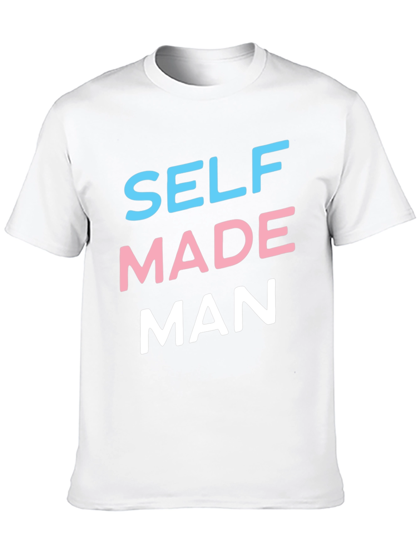 Self Made Man Graphic Tee - Black Casual T-Shirt