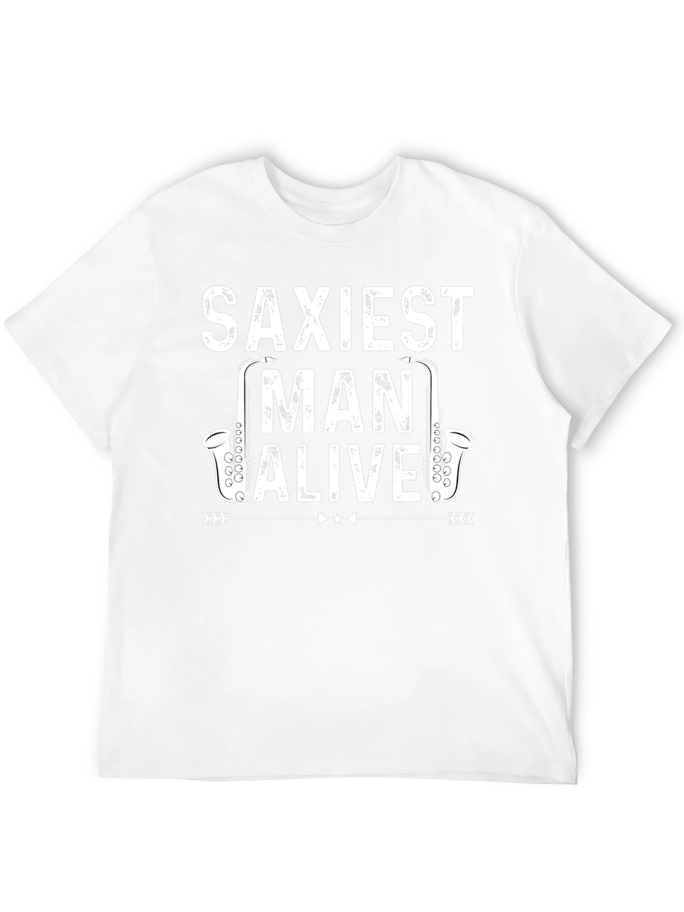 Saxiest Man Alive Graphic Tee - Black