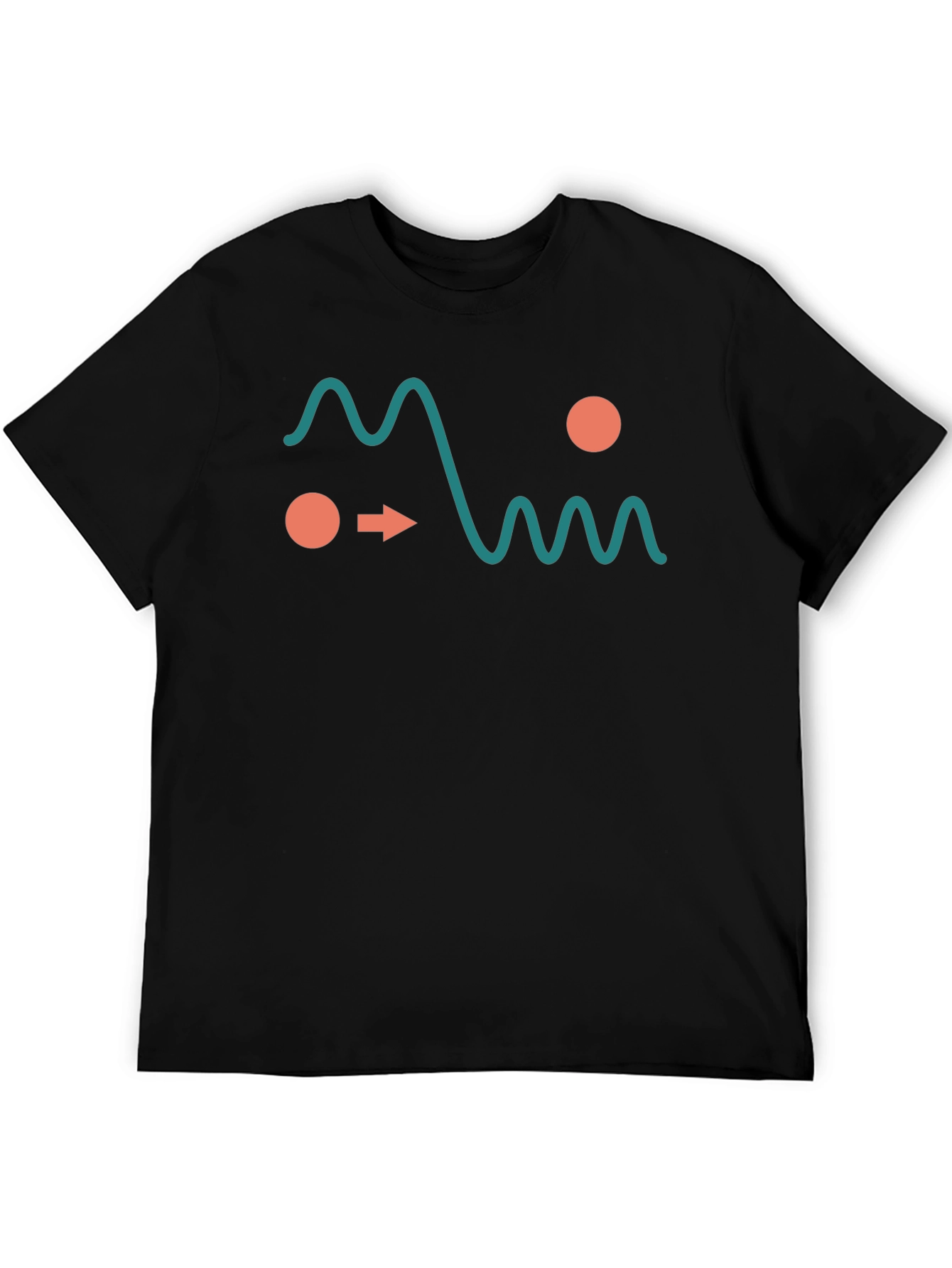 Black Graphic Tee - Data Transition Design