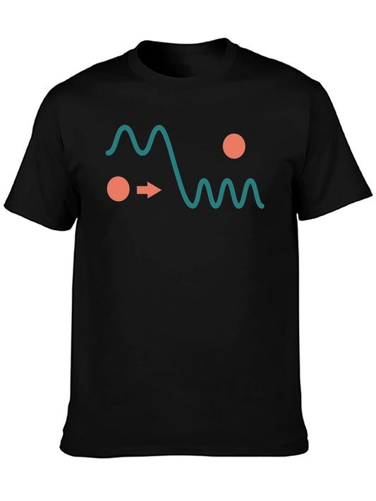 Black Graphic Tee - Data Transition Design