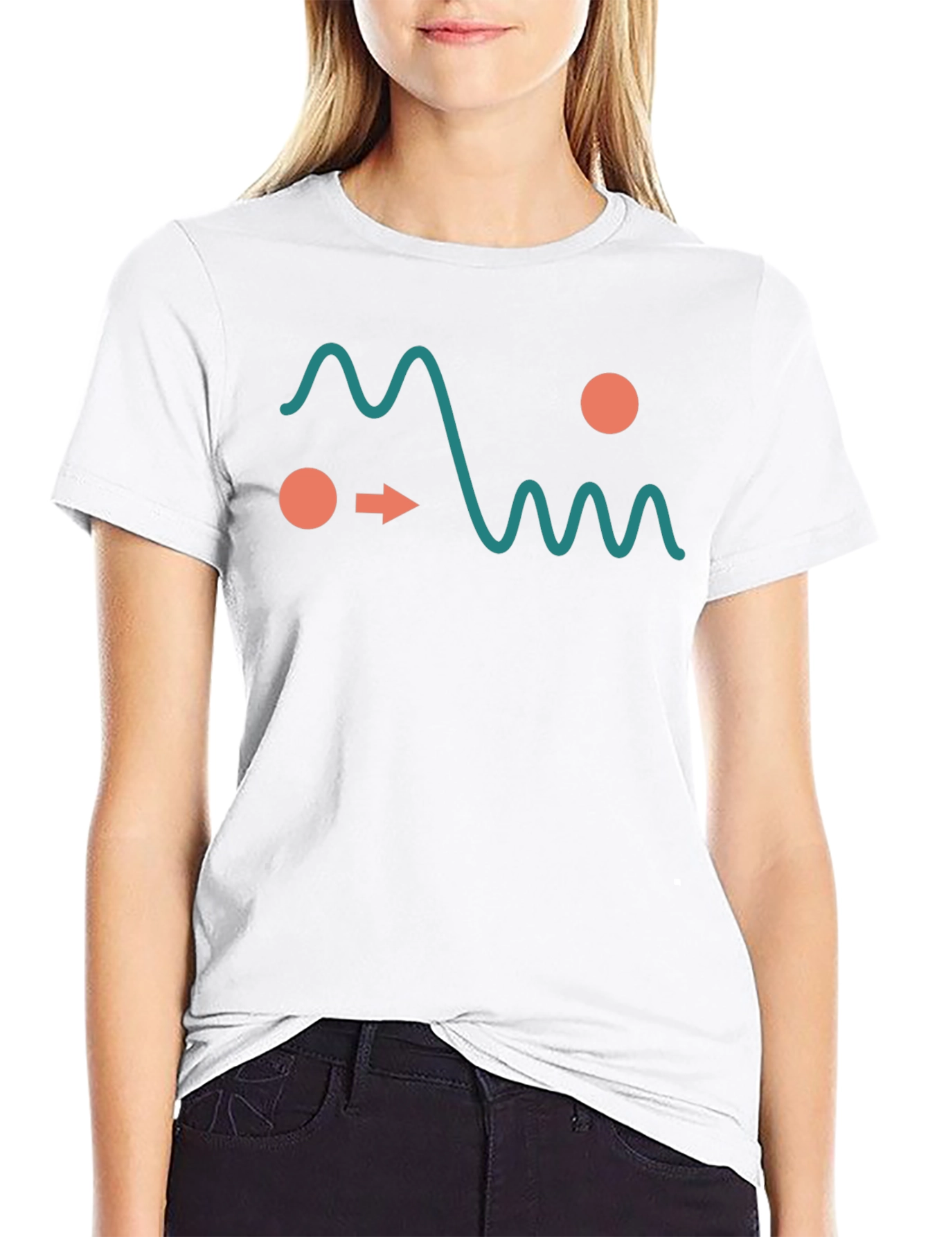 Black Graphic Tee - Data Transition Design