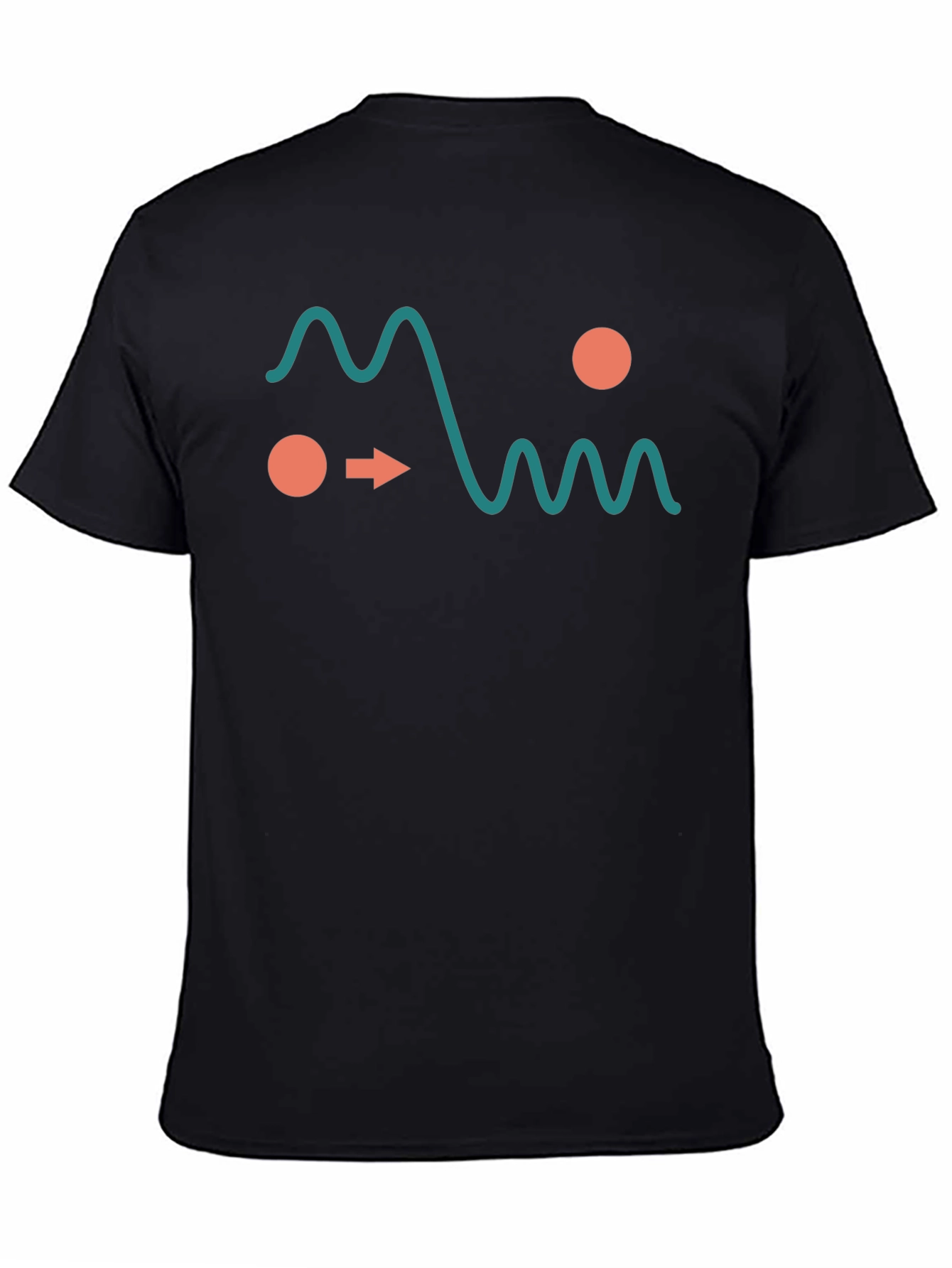 Black Graphic Tee - Data Transition Design