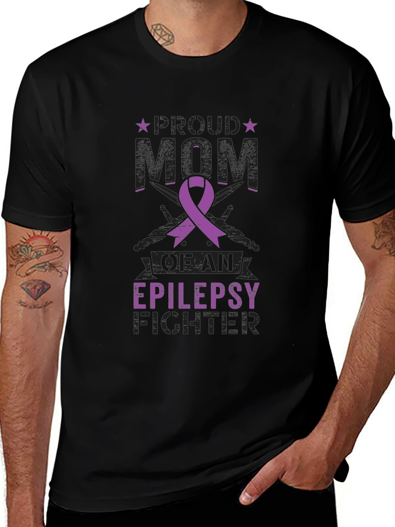 Proud Mom of an Epilepsy Fighter T-Shirt
