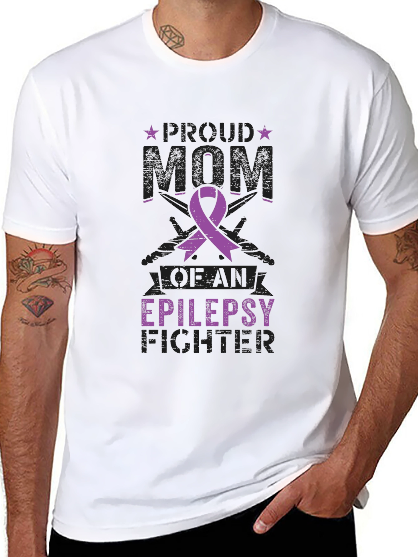 Proud Mom of an Epilepsy Fighter T-Shirt