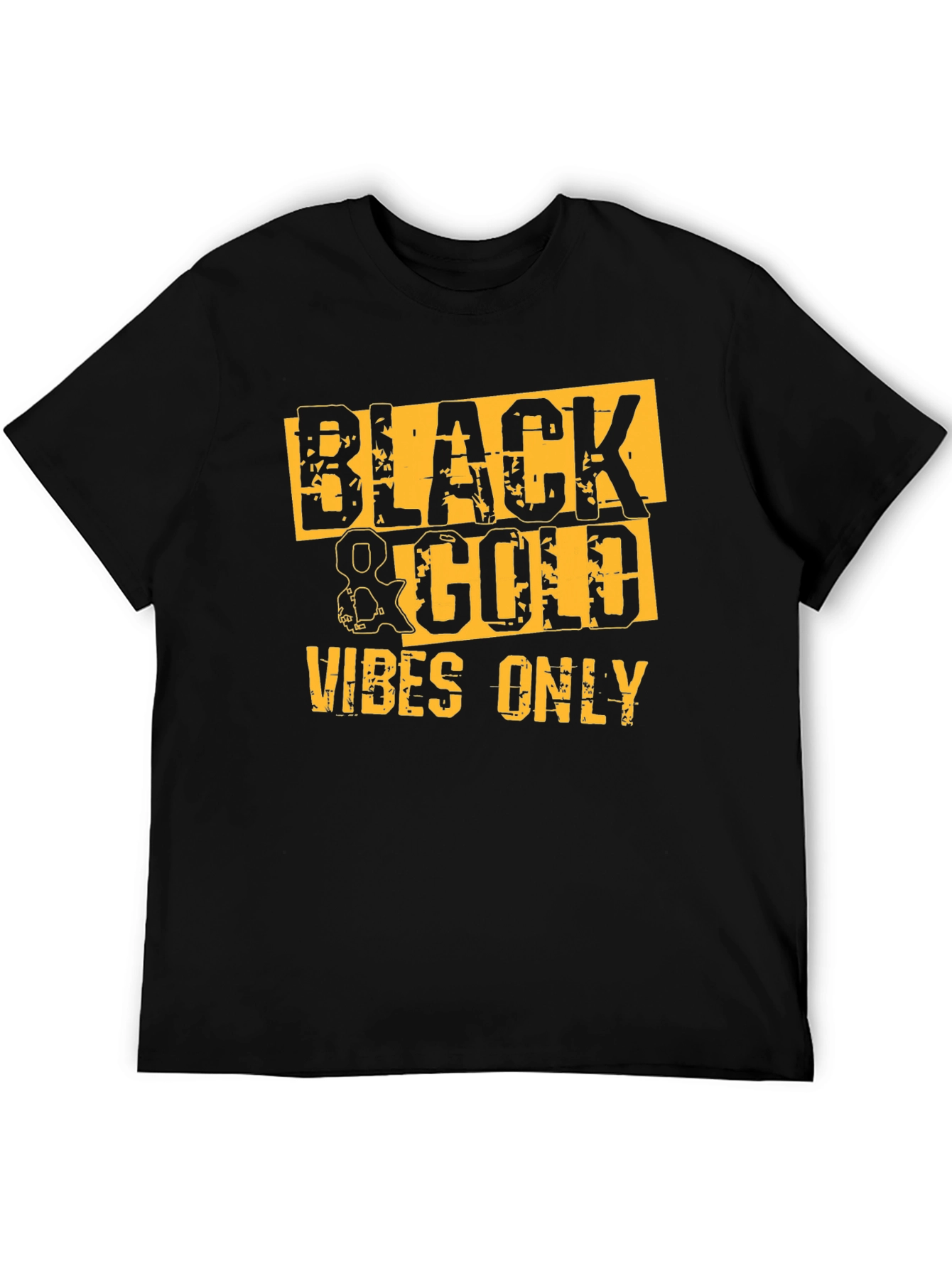 Black & Gold Vibes Only Graphic Tee