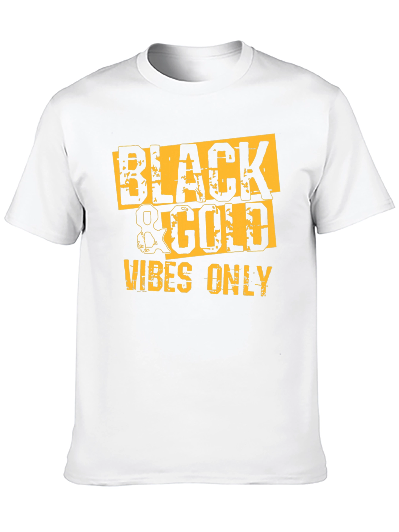 Black & Gold Vibes Only Graphic Tee