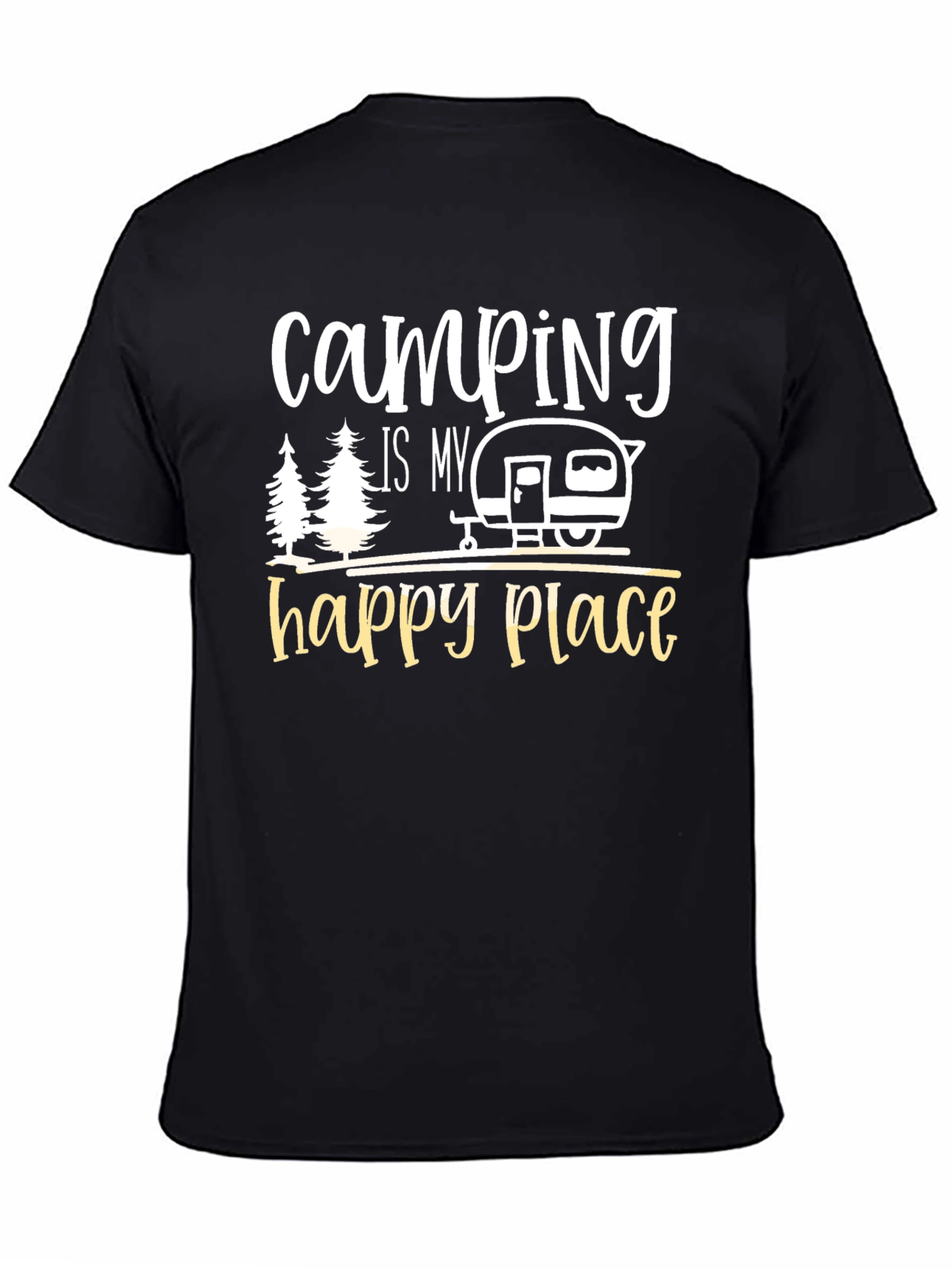 Camping Is My Happy Place Graphic Tee