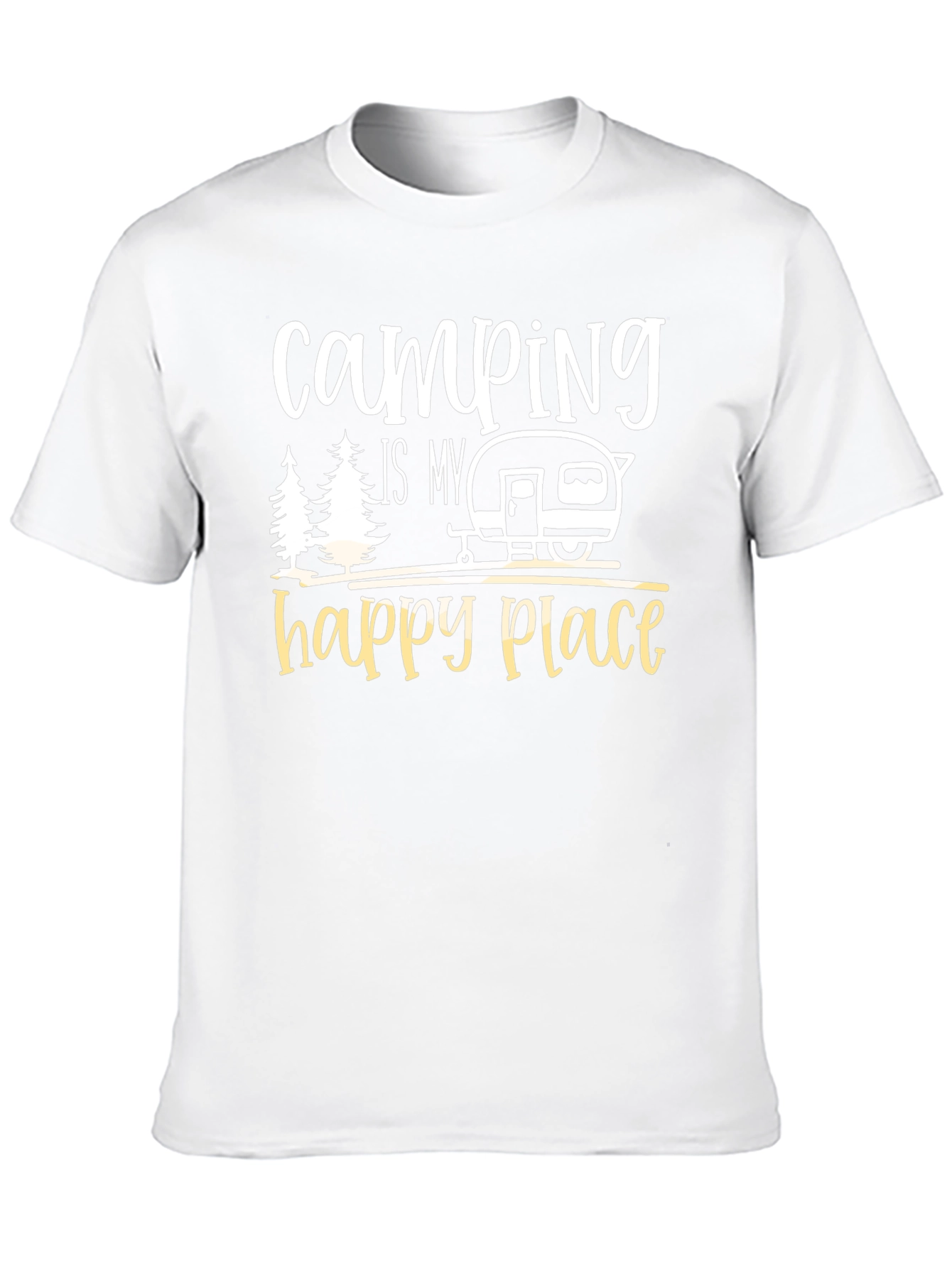 Camping Is My Happy Place Graphic Tee