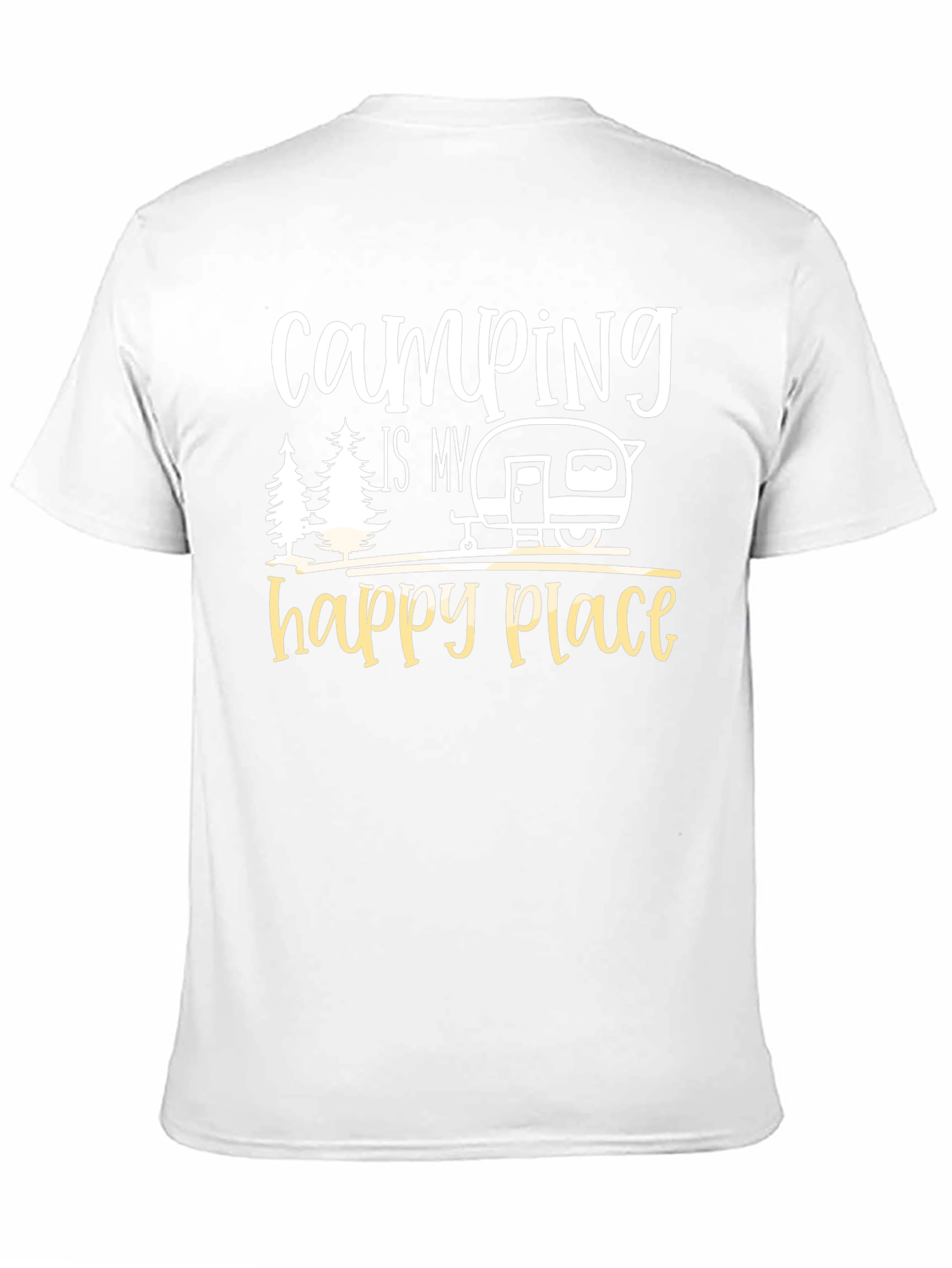 Camping Is My Happy Place Graphic Tee