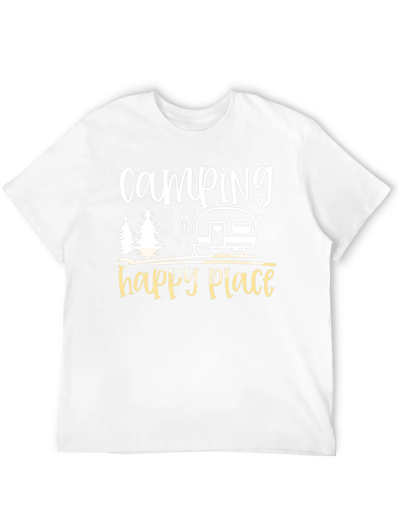 Camping Is My Happy Place Graphic Tee