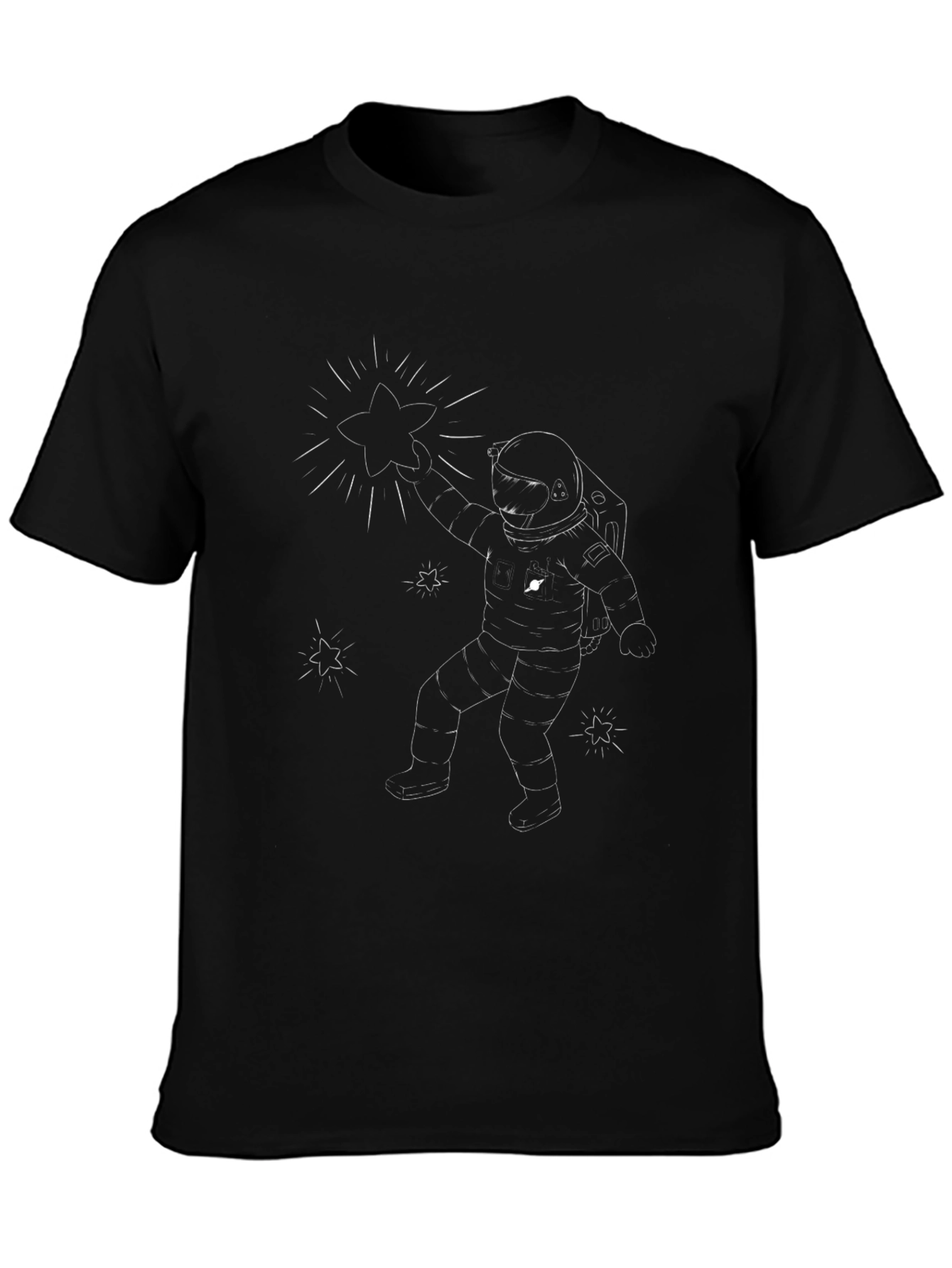 Astronaut Star Graphic T-Shirt - Unisex
