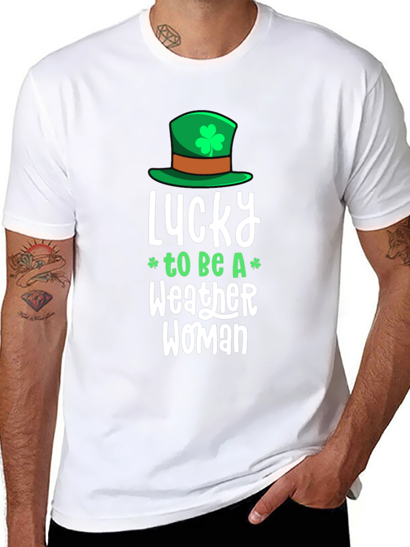 Lucky Weather Woman Graphic Tee