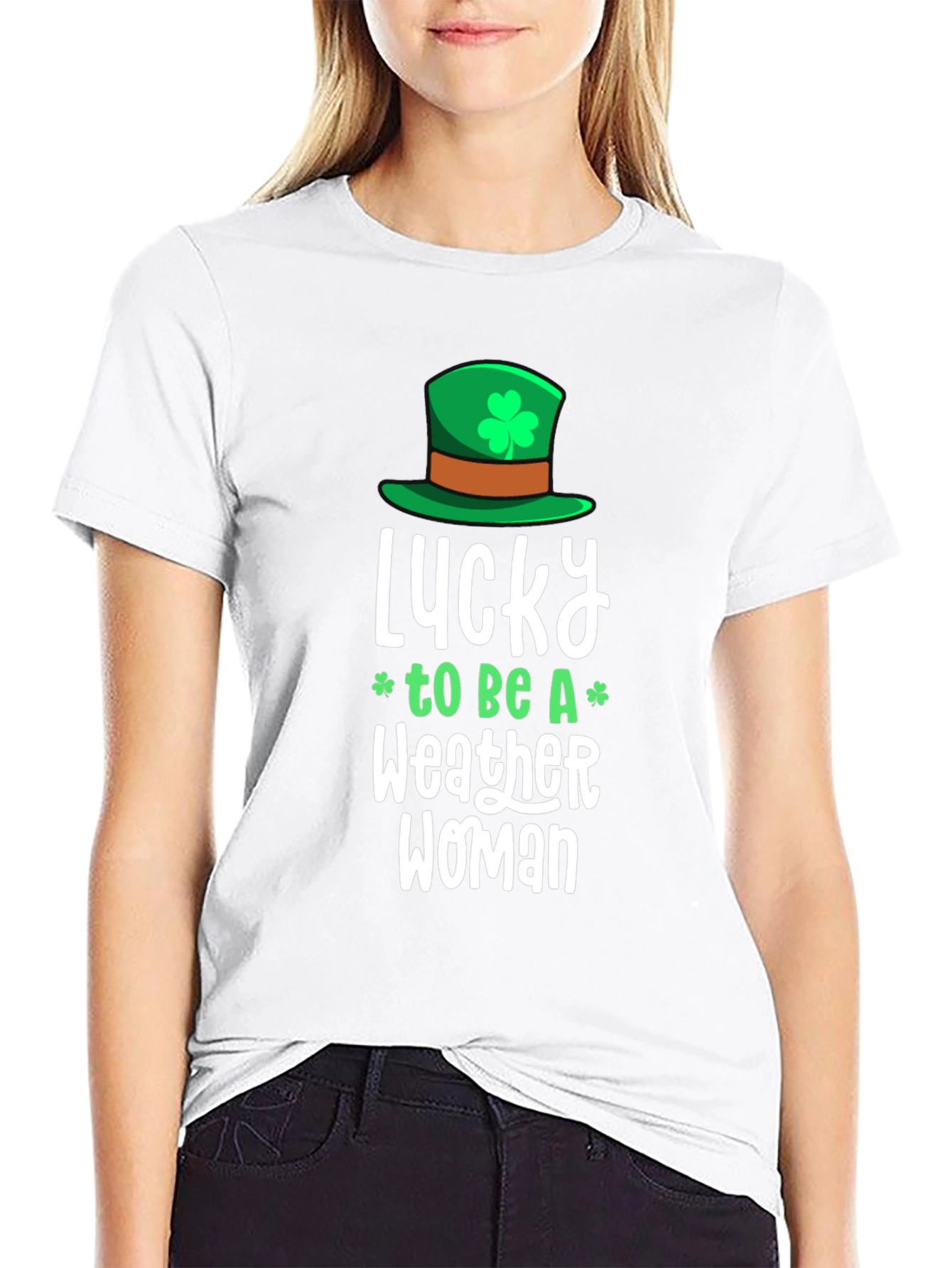 Lucky Weather Woman Graphic Tee