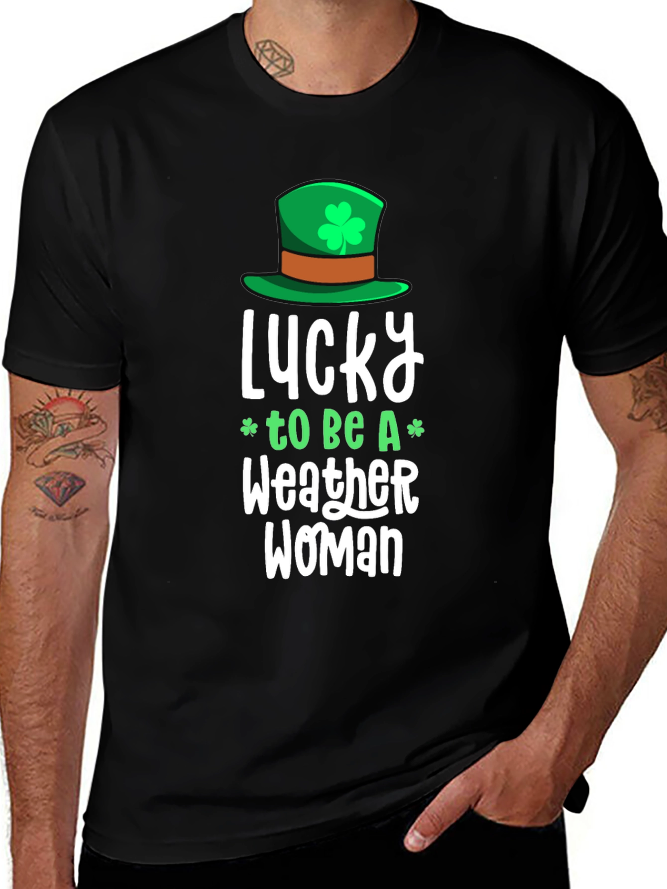 Lucky Weather Woman Graphic Tee