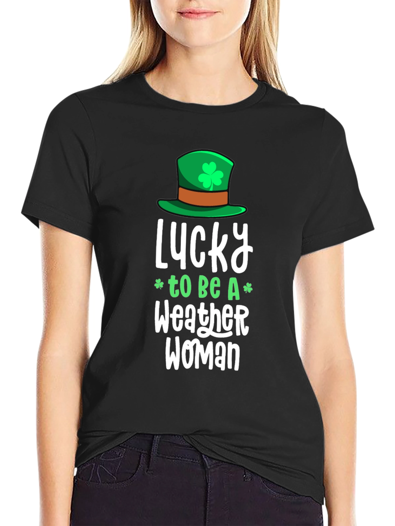 Lucky Weather Woman Graphic Tee