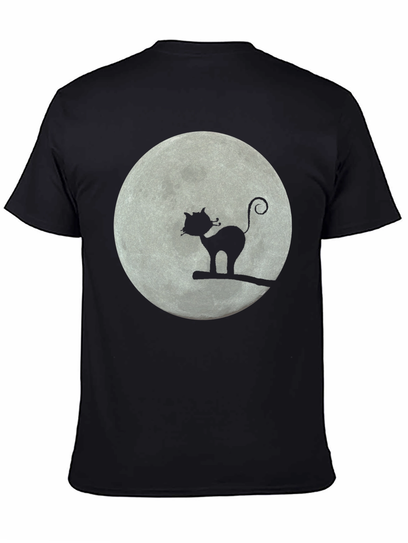 Moon Cat T-Shirt - Whimsical Graphic Tee