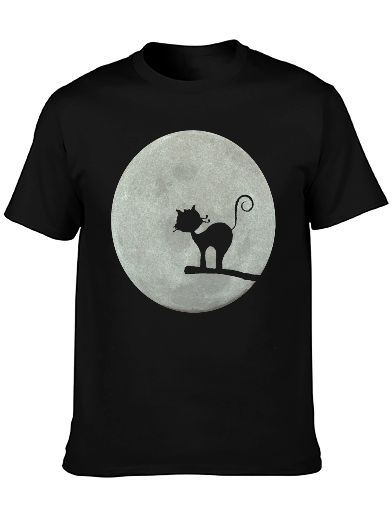 Moon Cat T-Shirt - Whimsical Graphic Tee