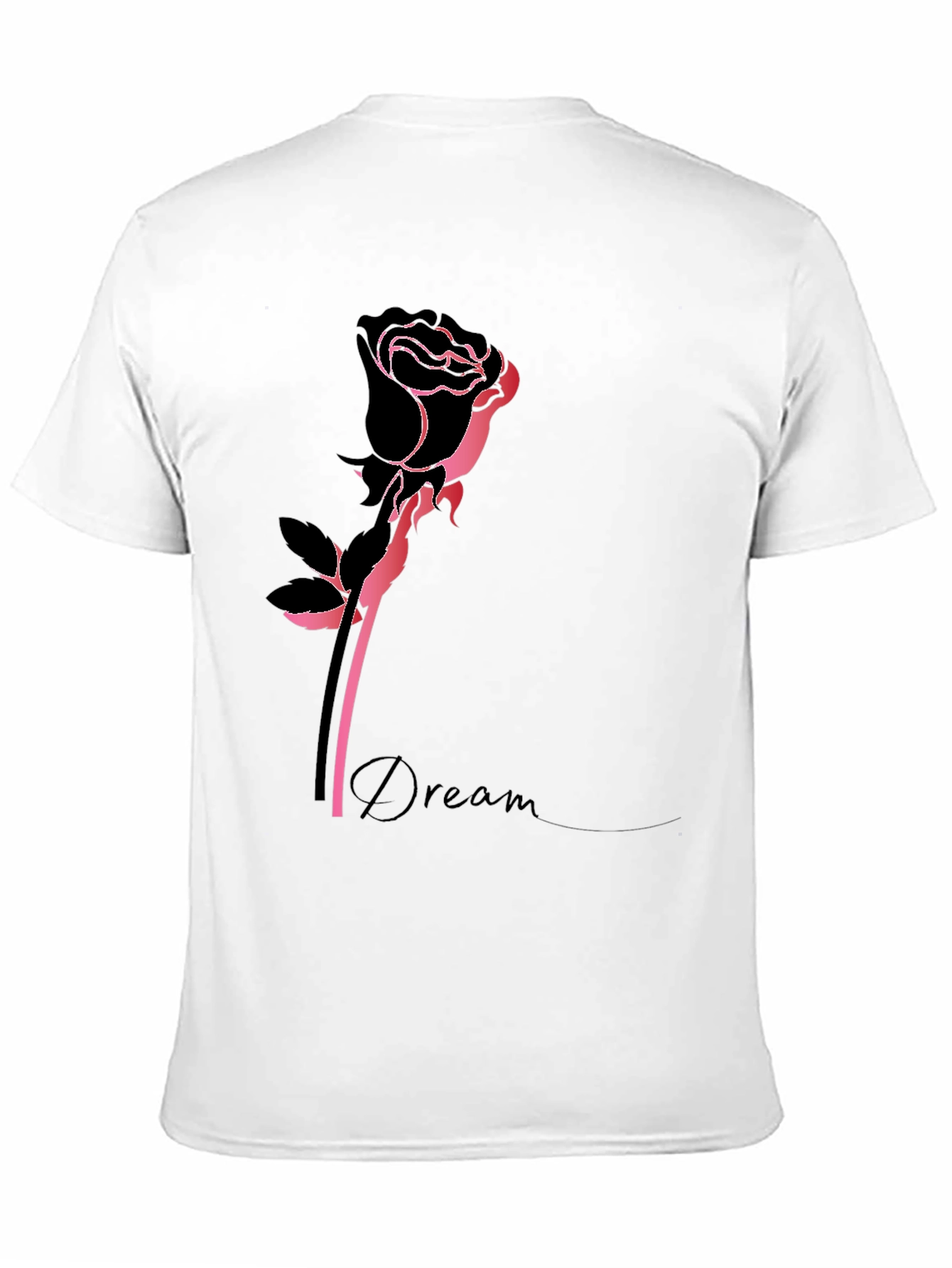 Black Rose Dream T-Shirt - Stylish Graphic Tee