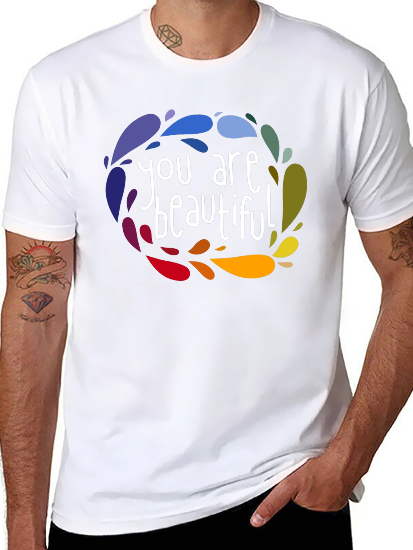 You are Beautiful Black T-Shirt