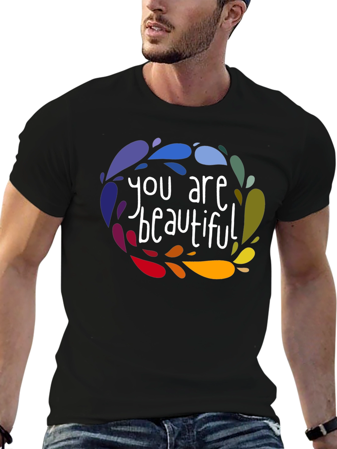 You are Beautiful Black T-Shirt