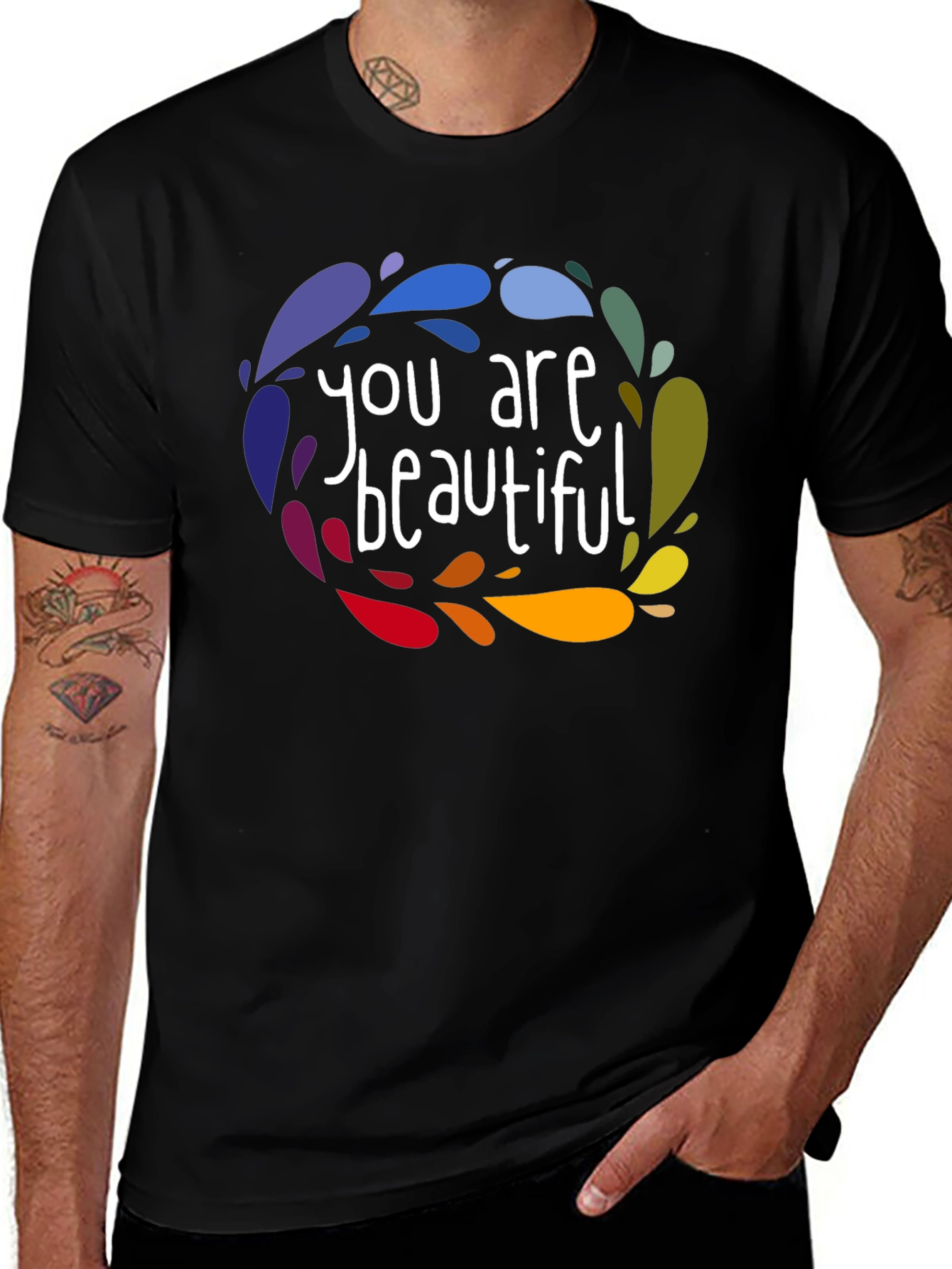 You are Beautiful Black T-Shirt