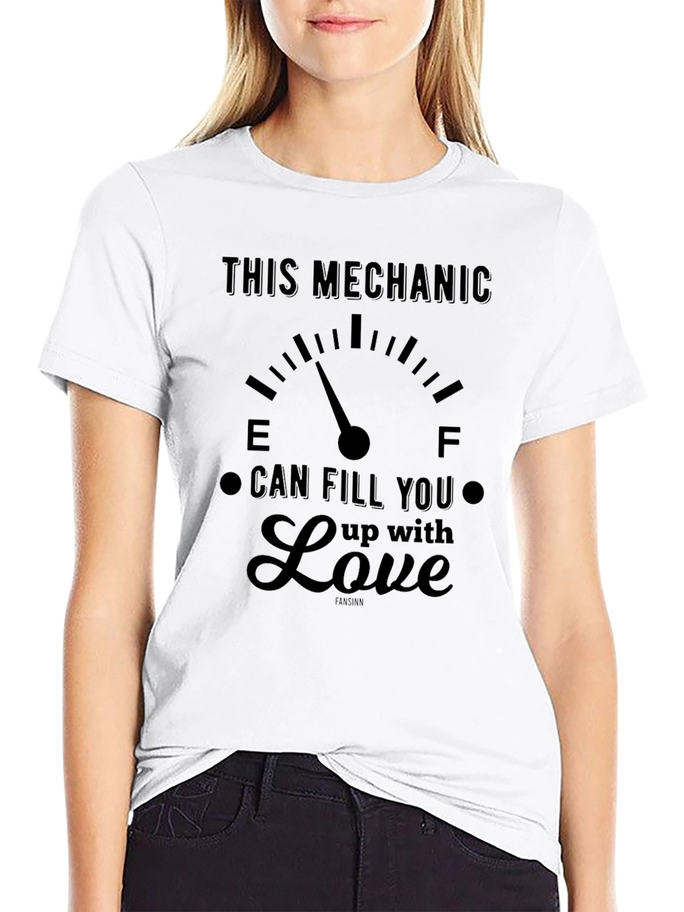 Mechanic Love T-Shirt - Fill Up With Love