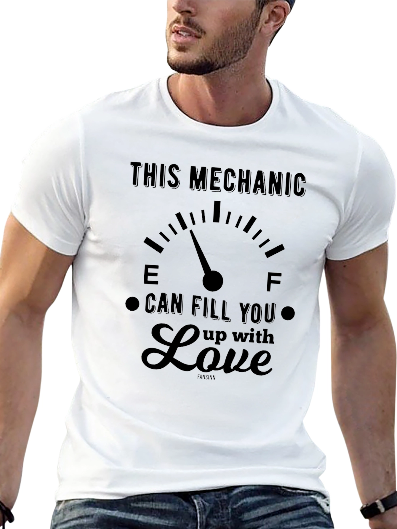 Mechanic Love T-Shirt - Fill Up With Love