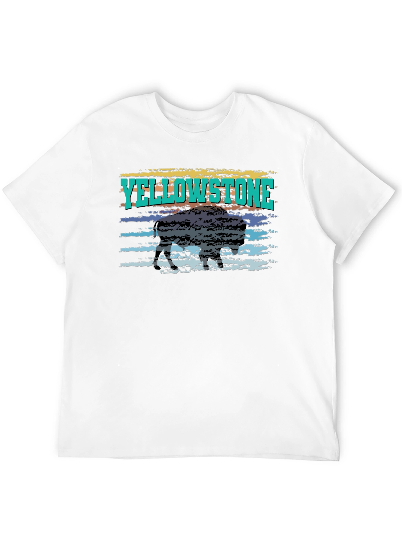 Yellowstone Graphic Tee - Black Cotton T-Shirt