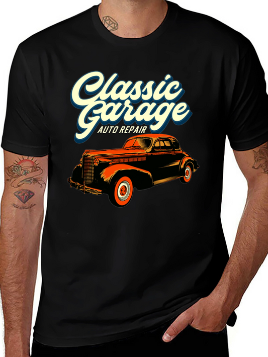 Classic Garage Auto Repair T-Shirt - Vintage Car Design