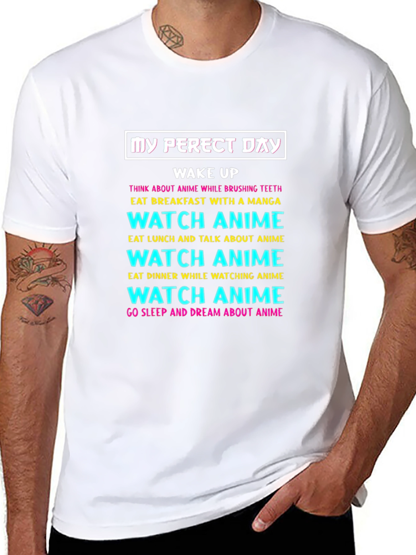 My Perfect Day Anime T-Shirt