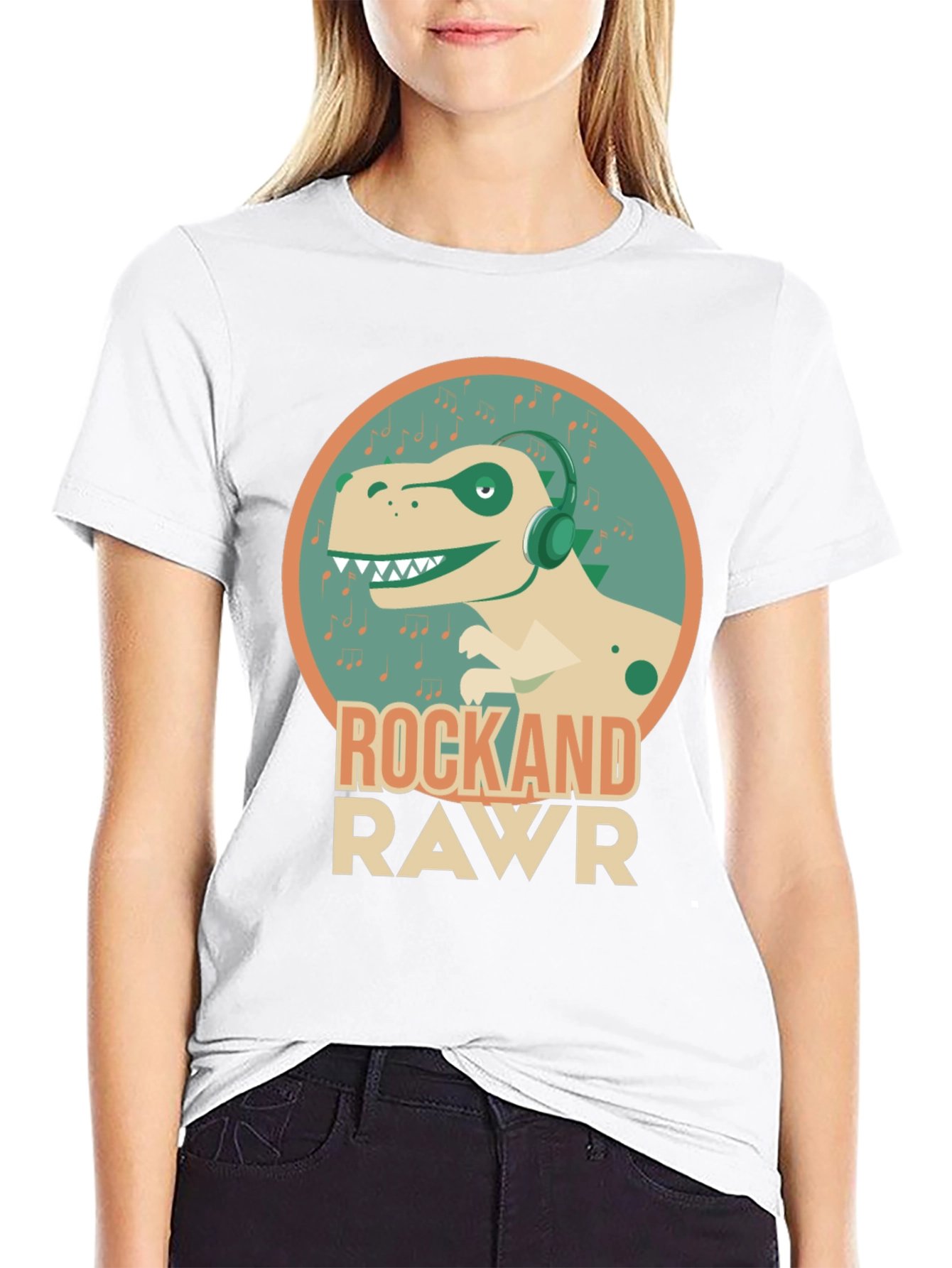 Rock and Rawr Dinosaur T-Shirt