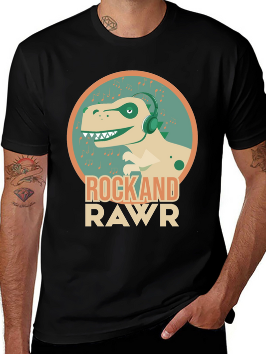 Rock and Rawr Dinosaur T-Shirt