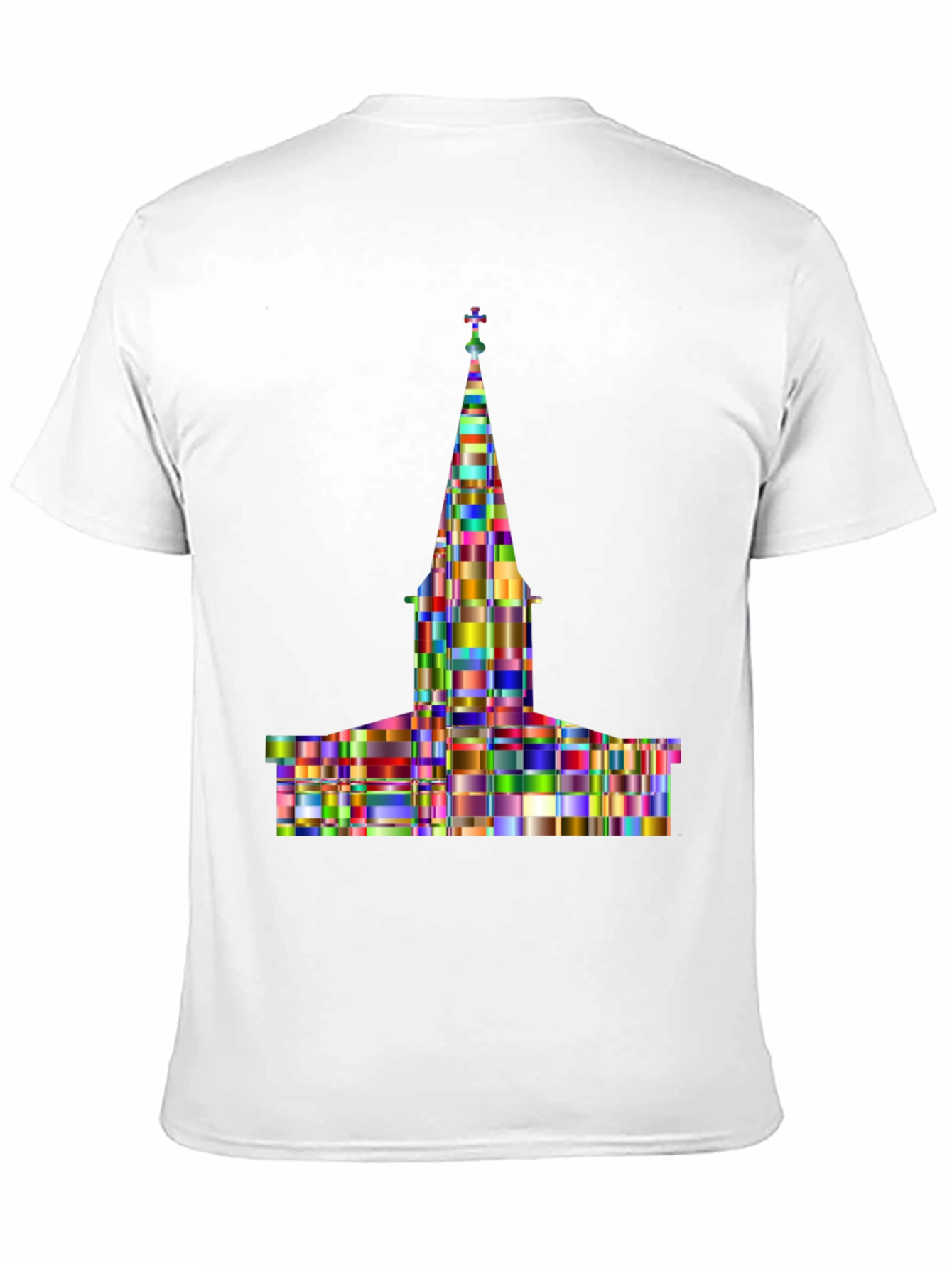 Colorful Church Graphic T-Shirt