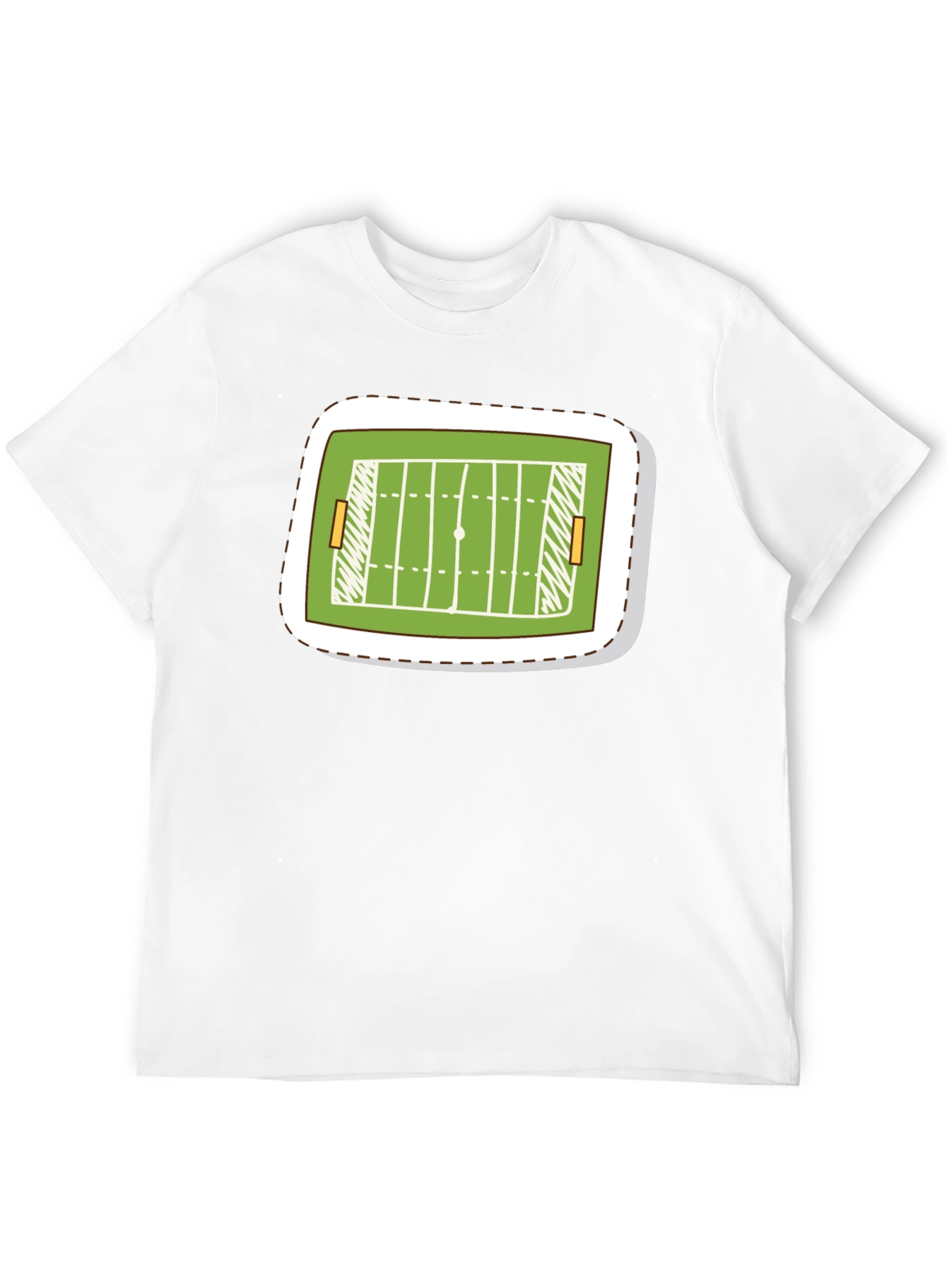 Football Field T-Shirt - Touchdown Style!