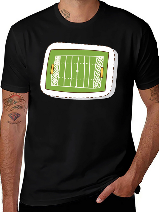 Football Field T-Shirt - Touchdown Style!