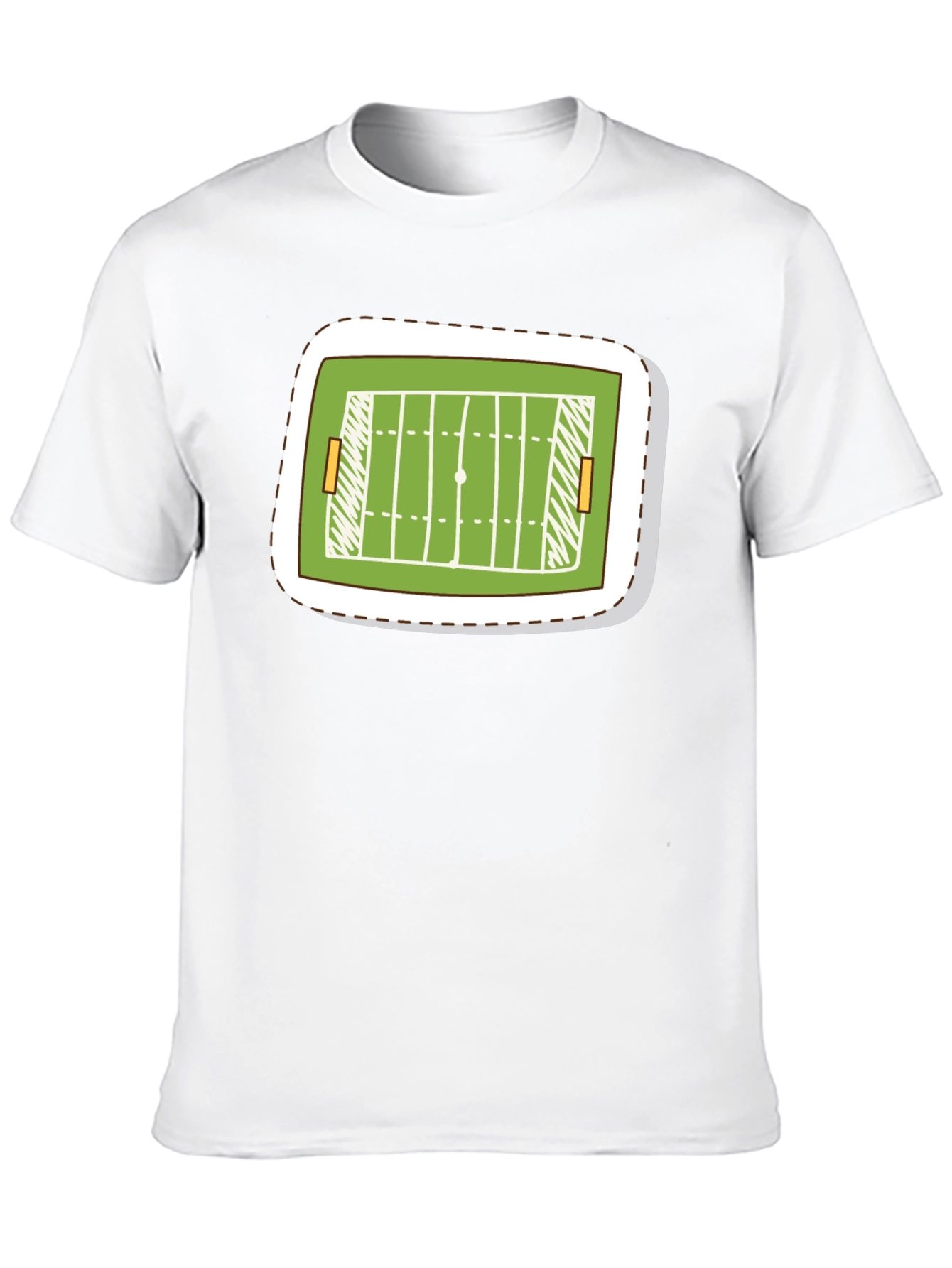 Football Field T-Shirt - Touchdown Style!