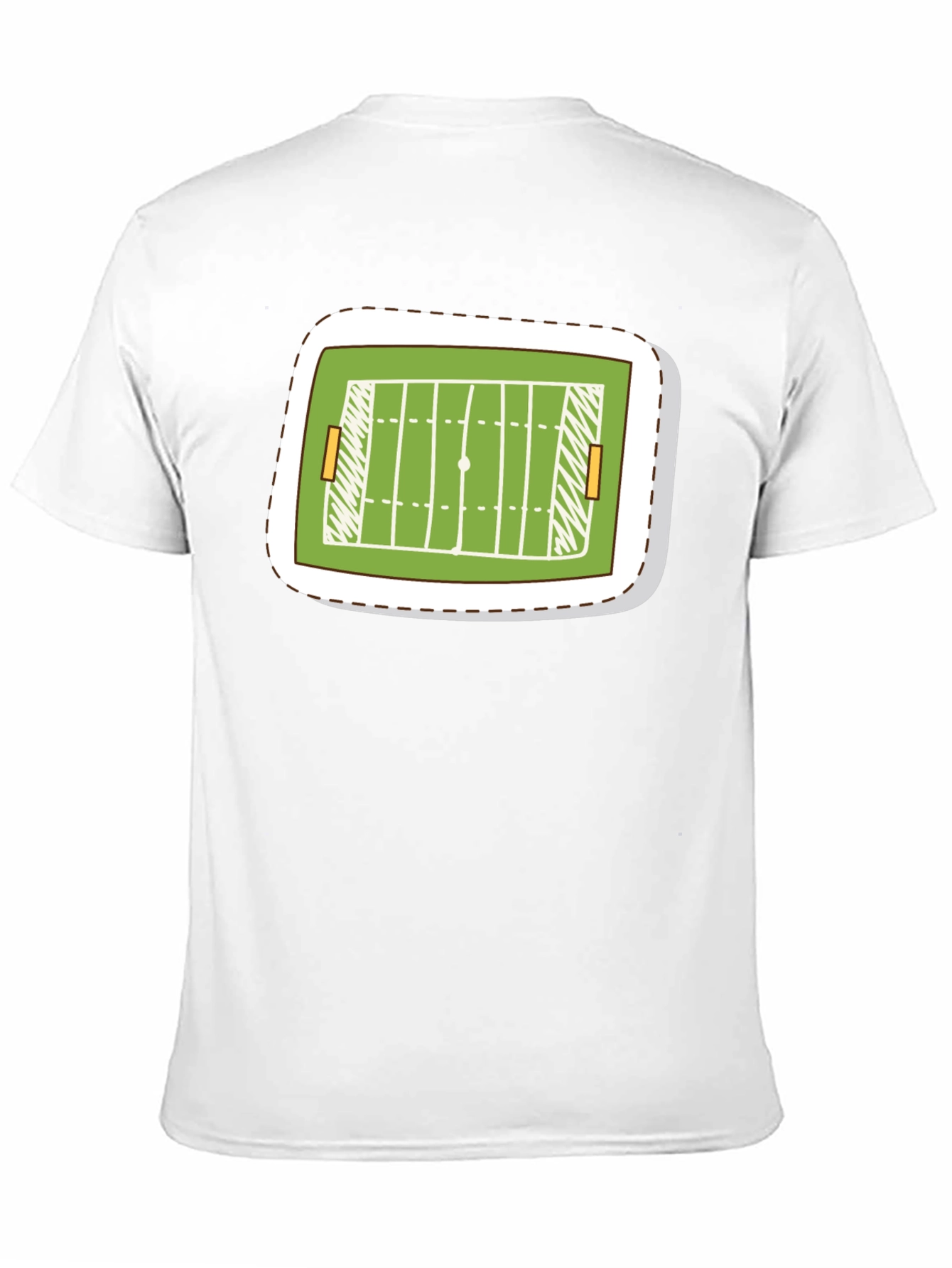 Football Field T-Shirt - Touchdown Style!
