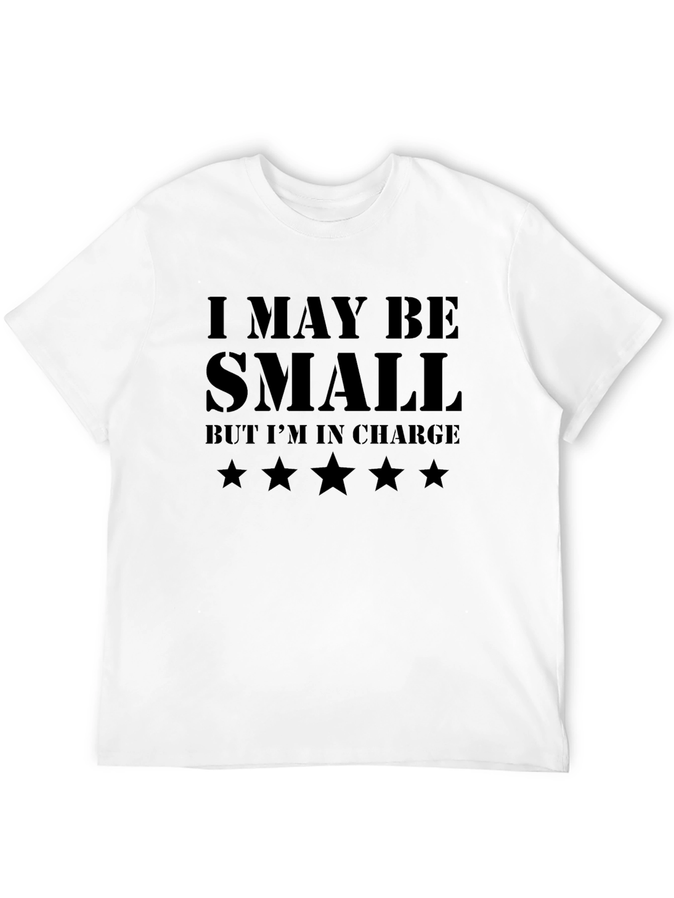 I May Be Small T-Shirt - Black Graphic Tee
