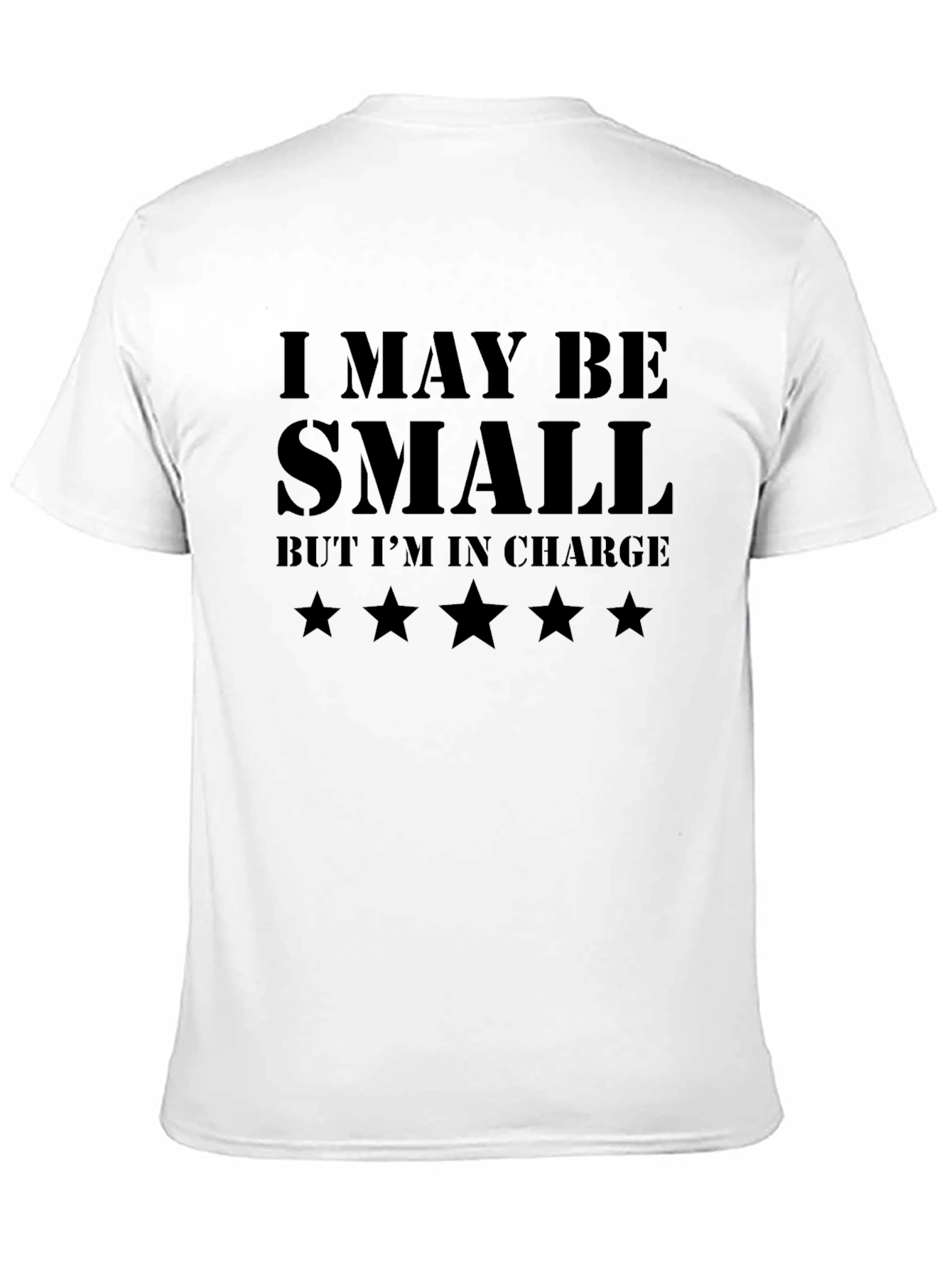 I May Be Small T-Shirt - Black Graphic Tee