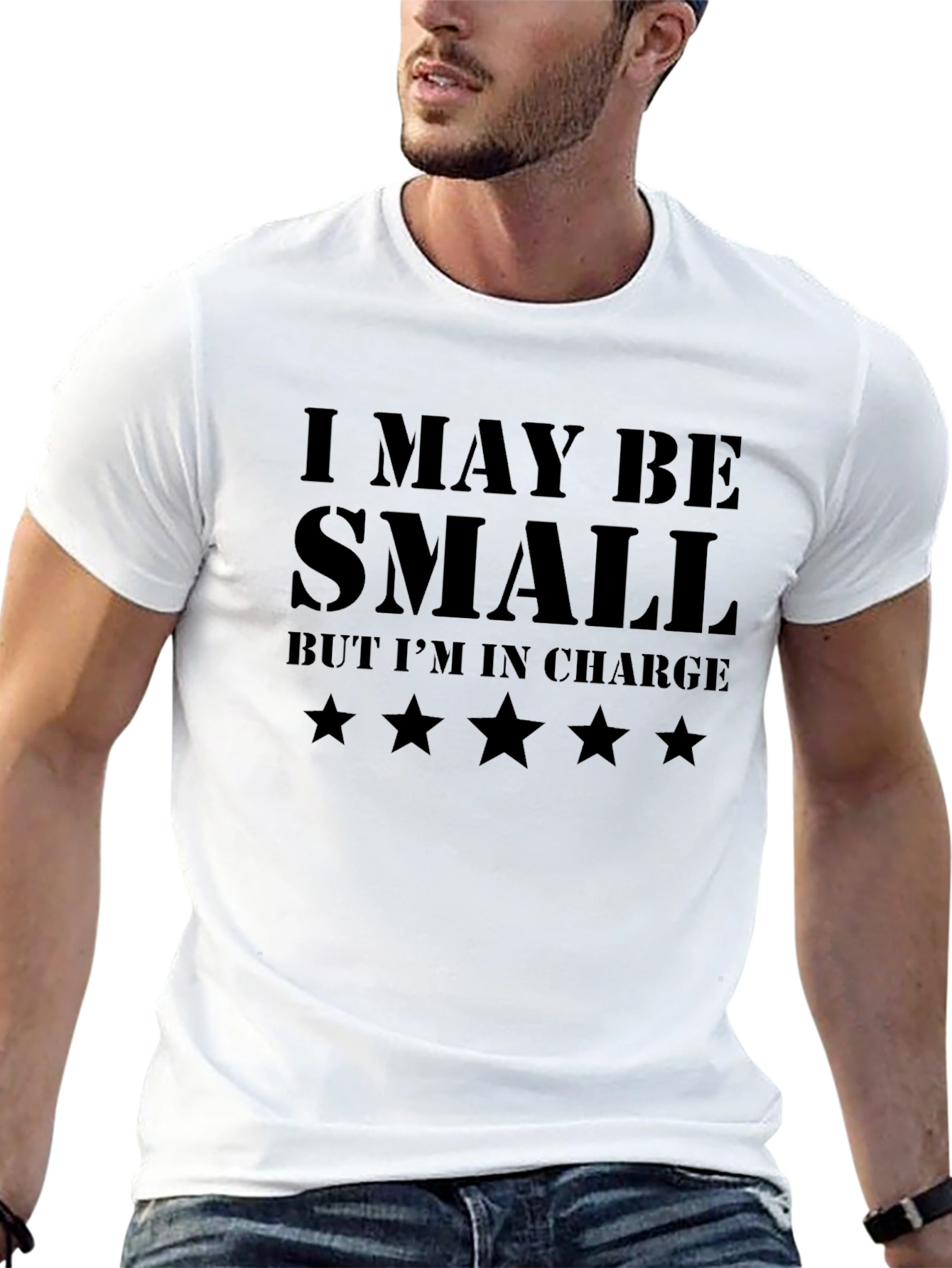 I May Be Small T-Shirt - Black Graphic Tee
