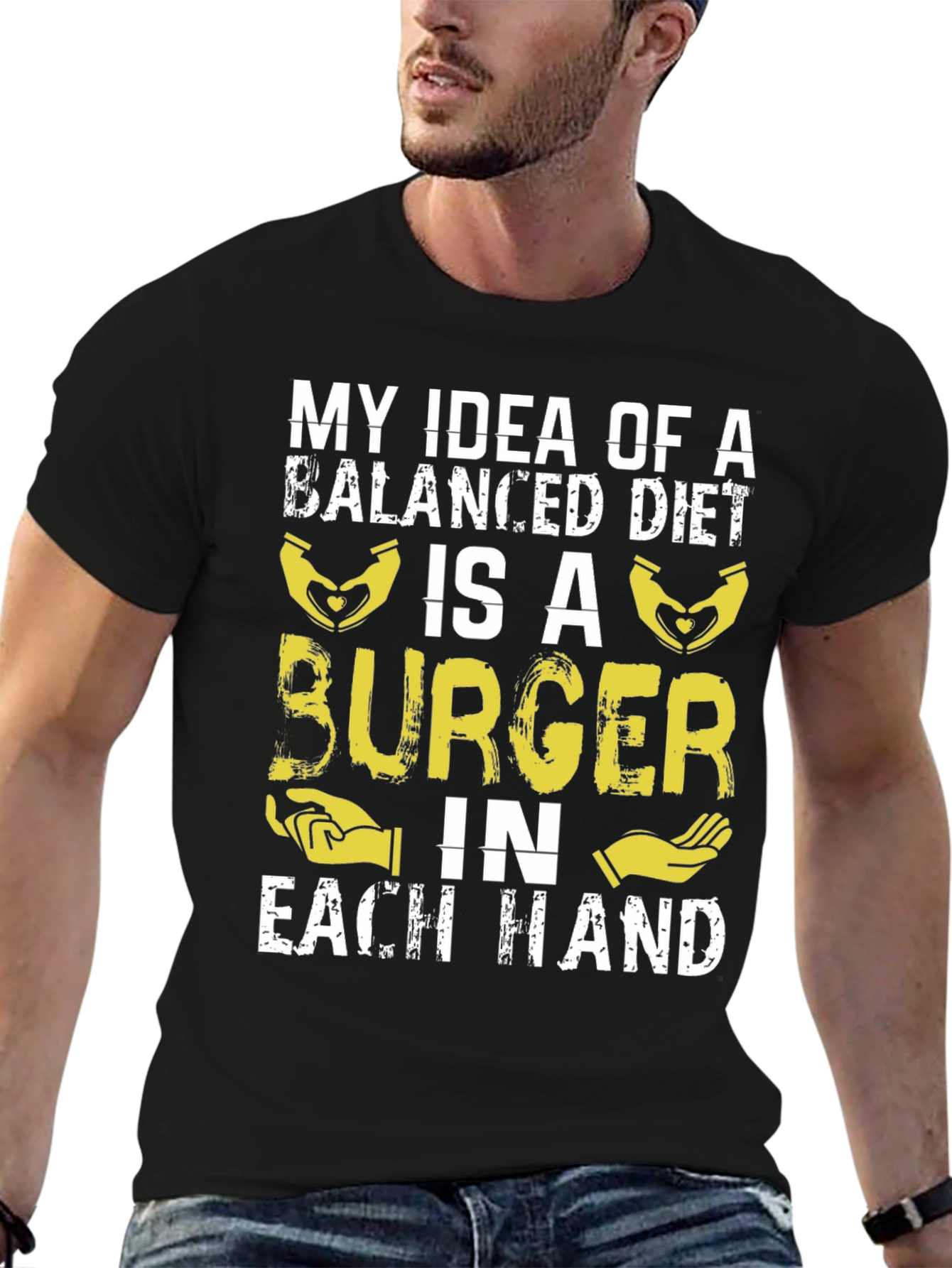 Burger Balanced Diet T-Shirt