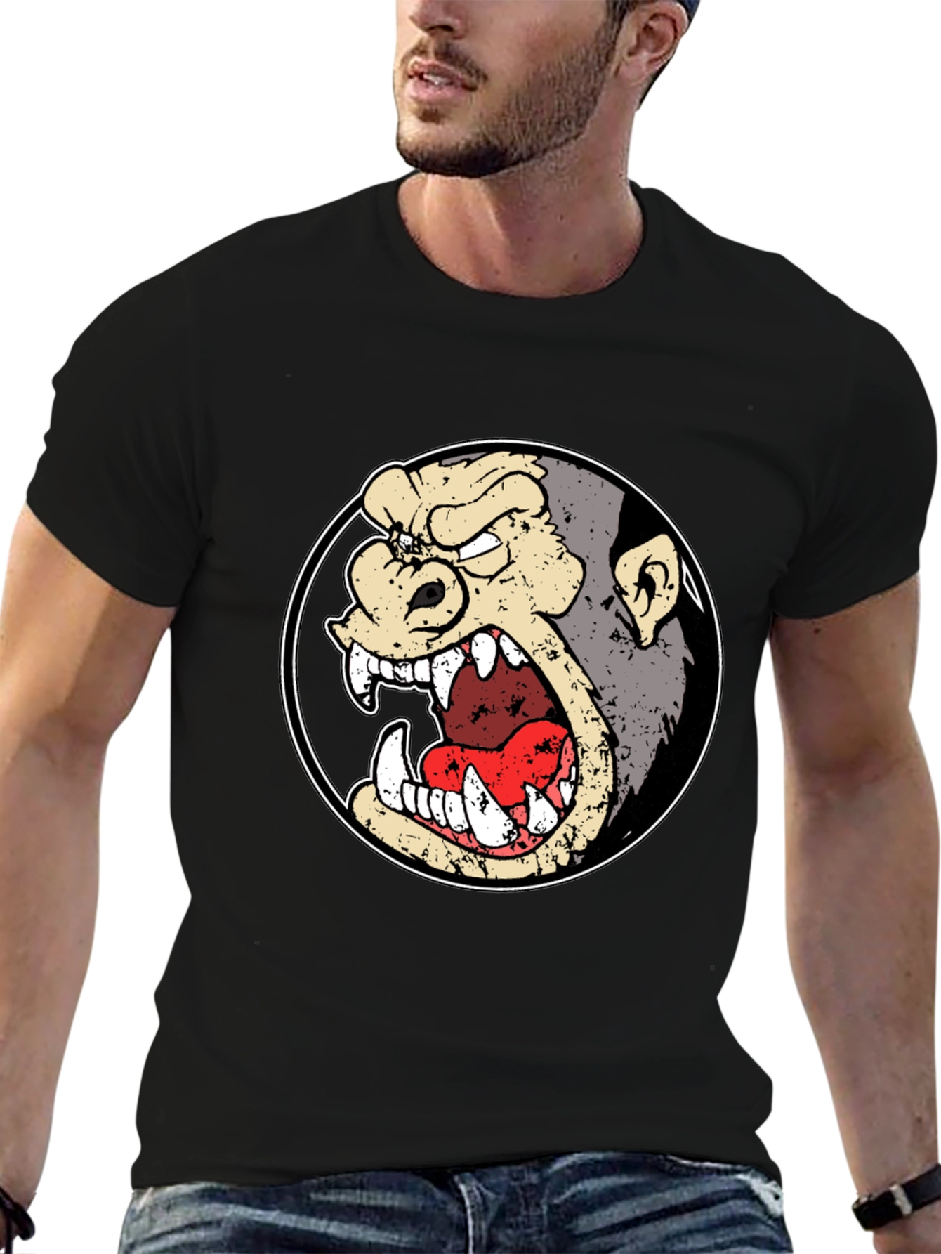 Graphic Tee: Angry Gorilla Design