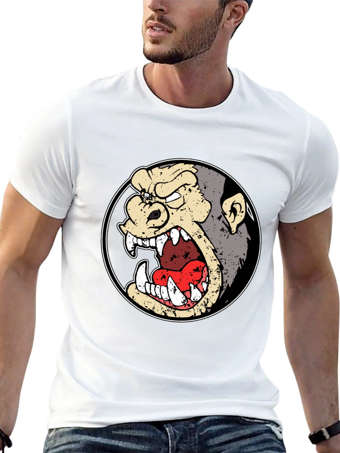 Graphic Tee: Angry Gorilla Design