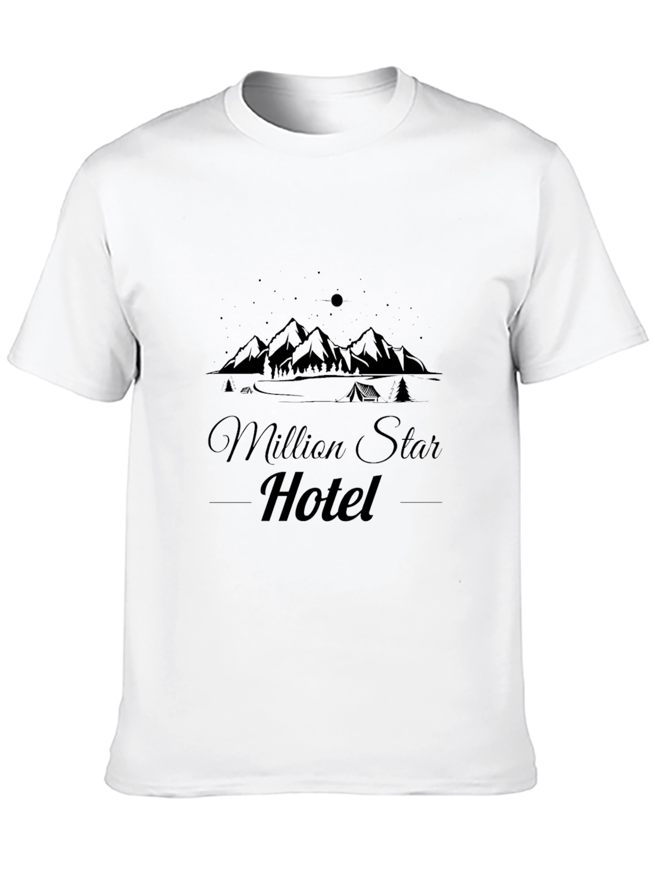 Million Star Hotel Graphic Tee - Camping Shirt