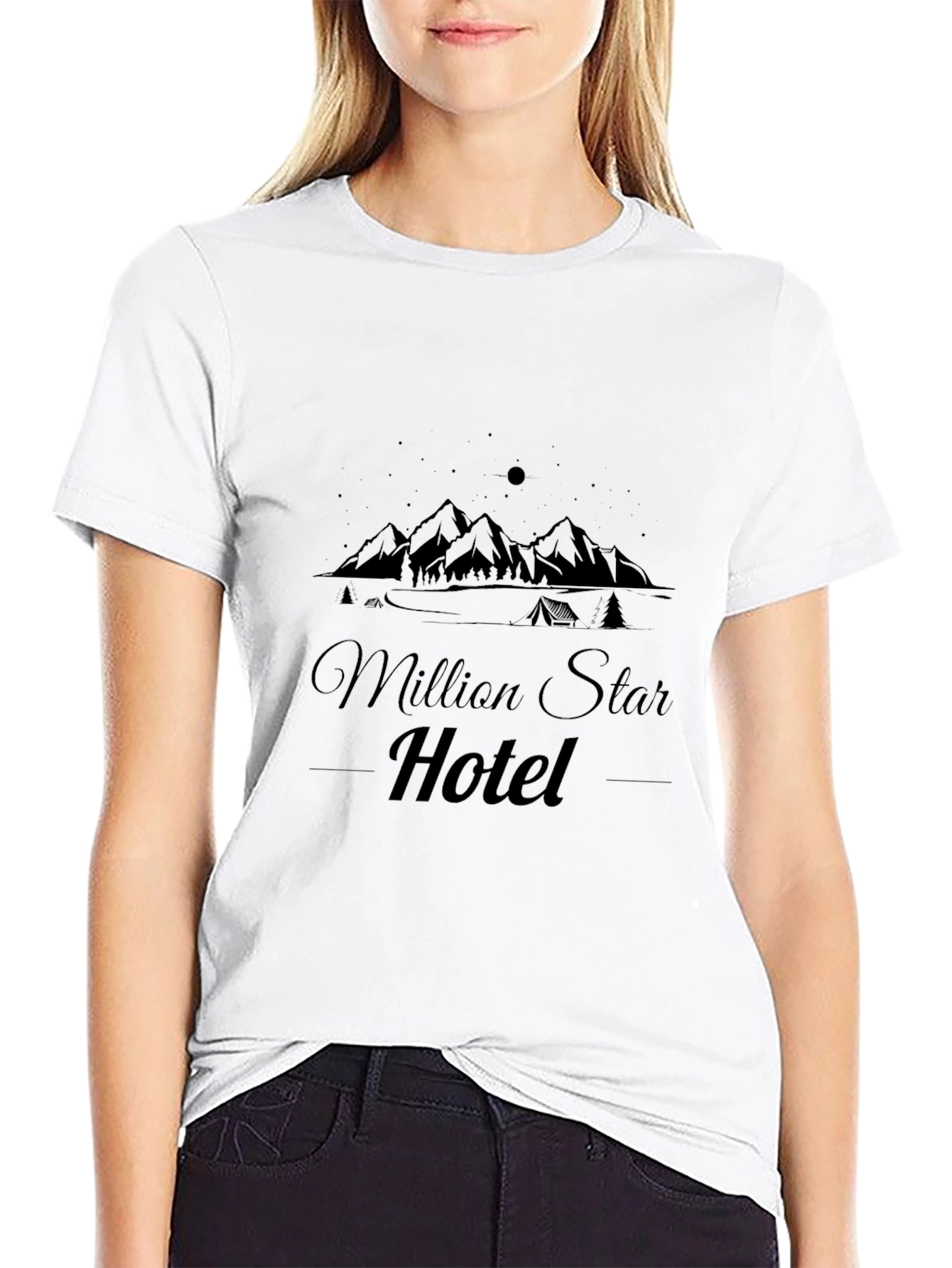 Million Star Hotel Graphic Tee - Camping Shirt