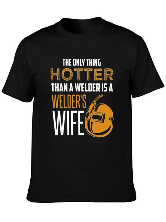 Welders Wife T-Shirt Funny Welder Gift