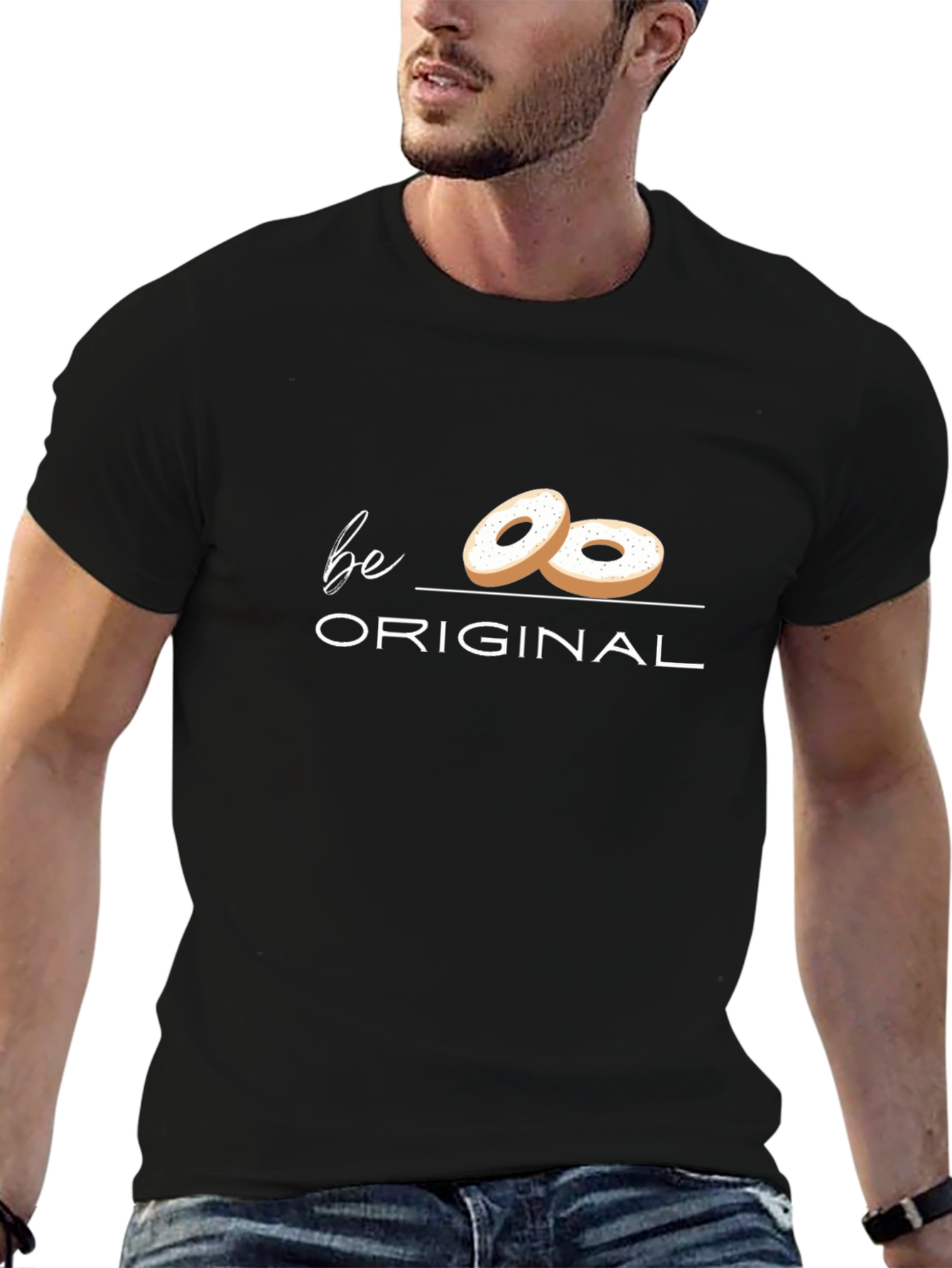 Be Original Bagel Graphic T-Shirt