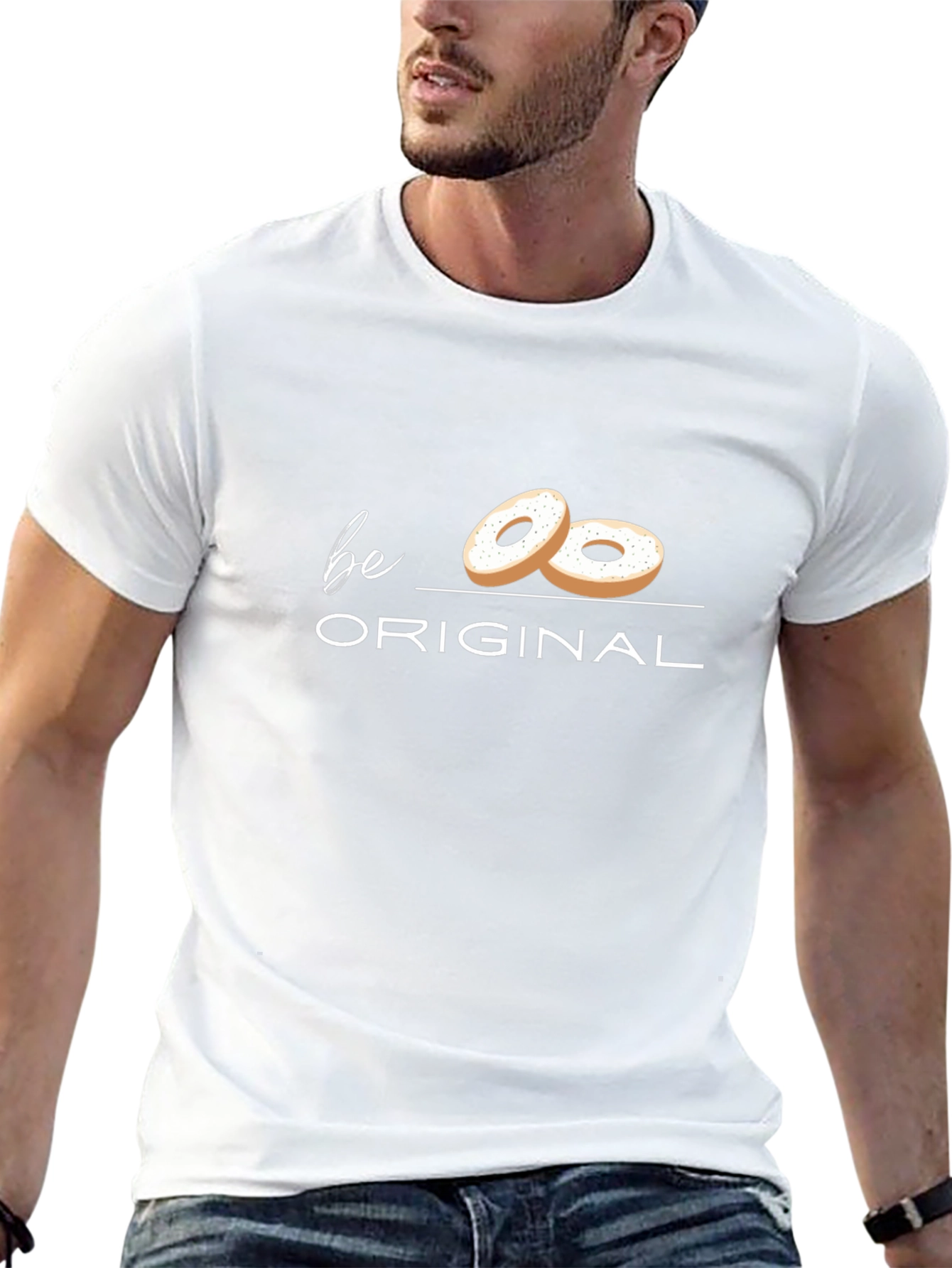 Be Original Bagel Graphic T-Shirt