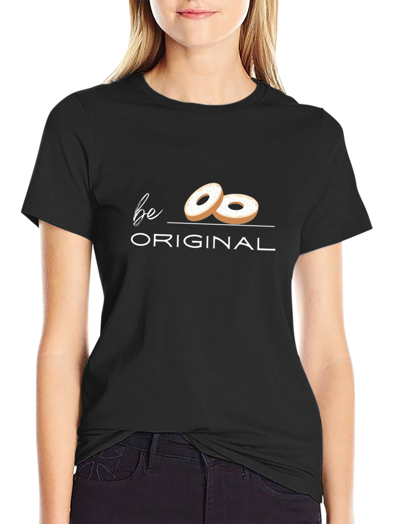 Be Original Bagel Graphic T-Shirt